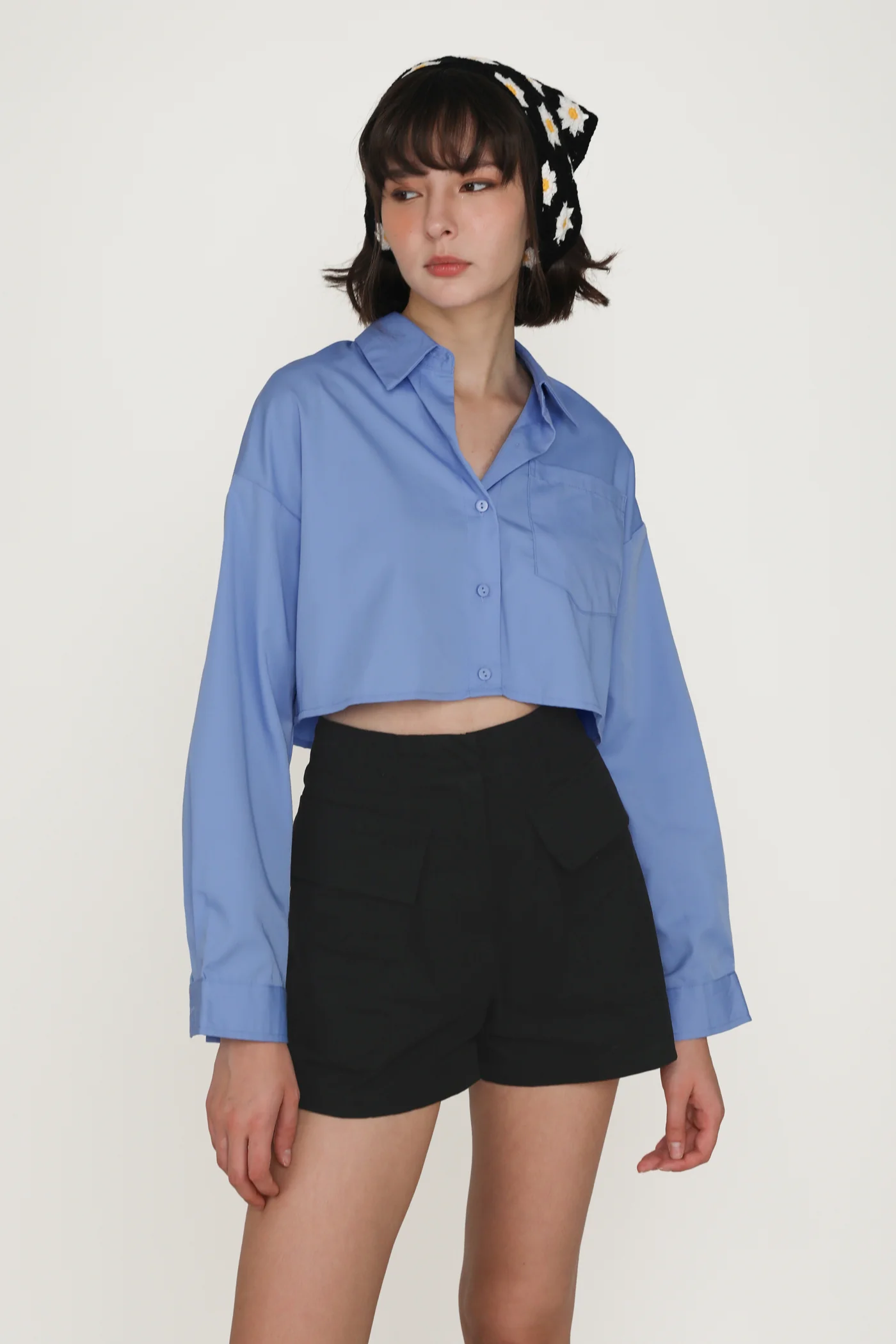 Sylvie Cropped Shirt - Image 9