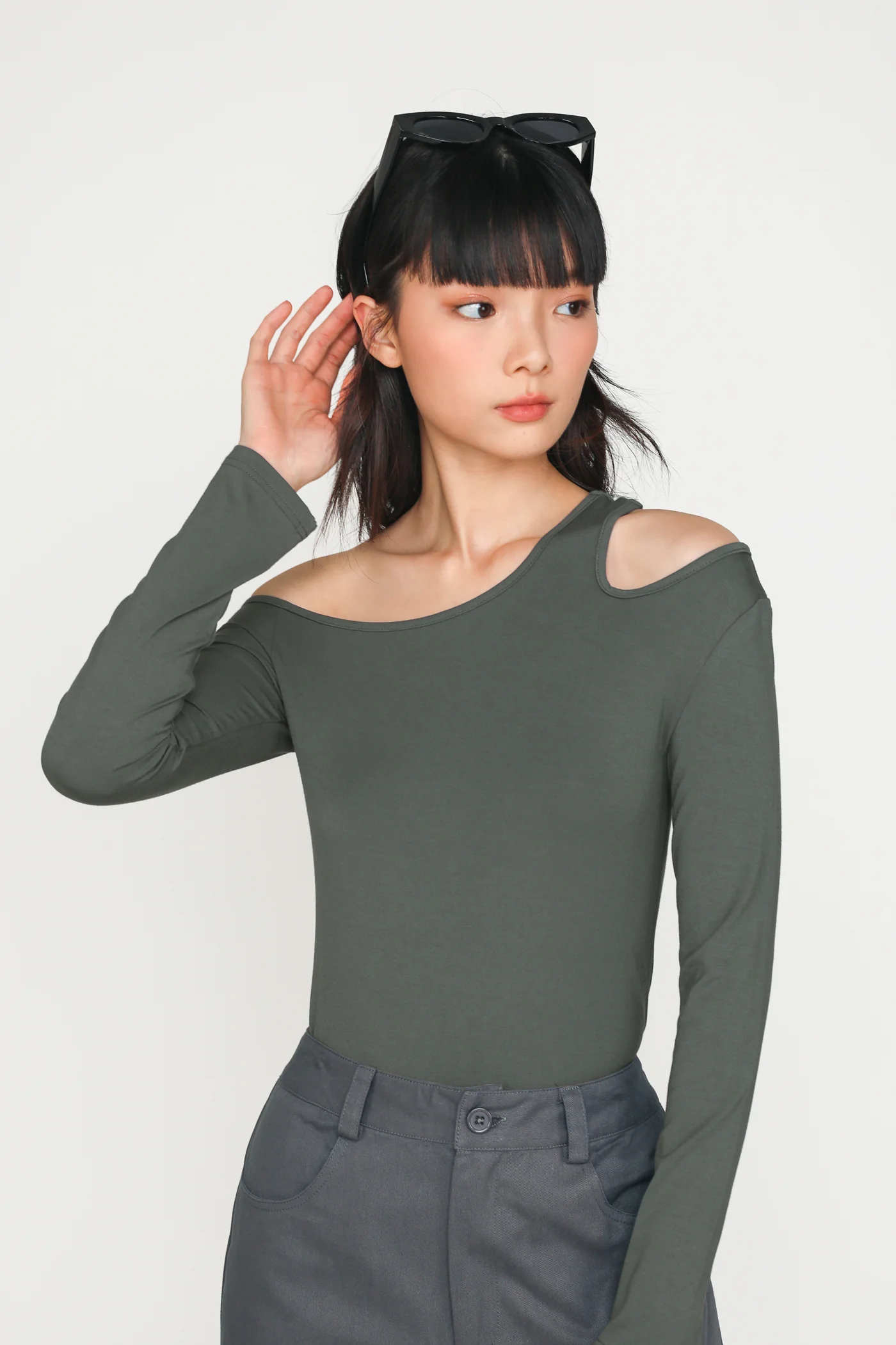 Tatum Cut Out Long Sleeve Top - Image 5