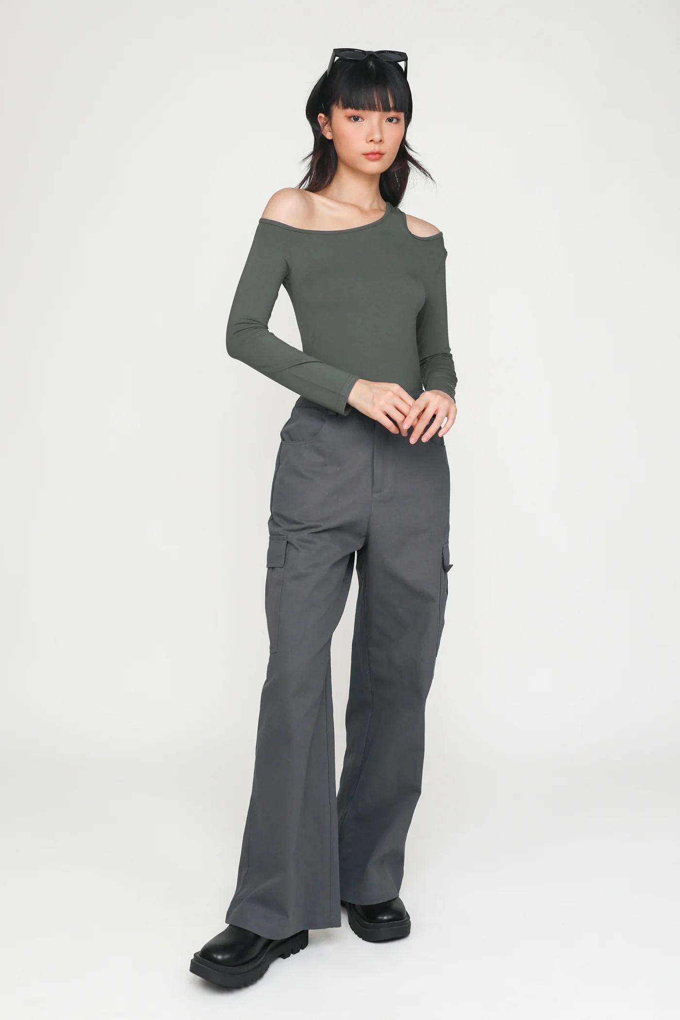 Tatum Cut Out Long Sleeve Top - Image 6