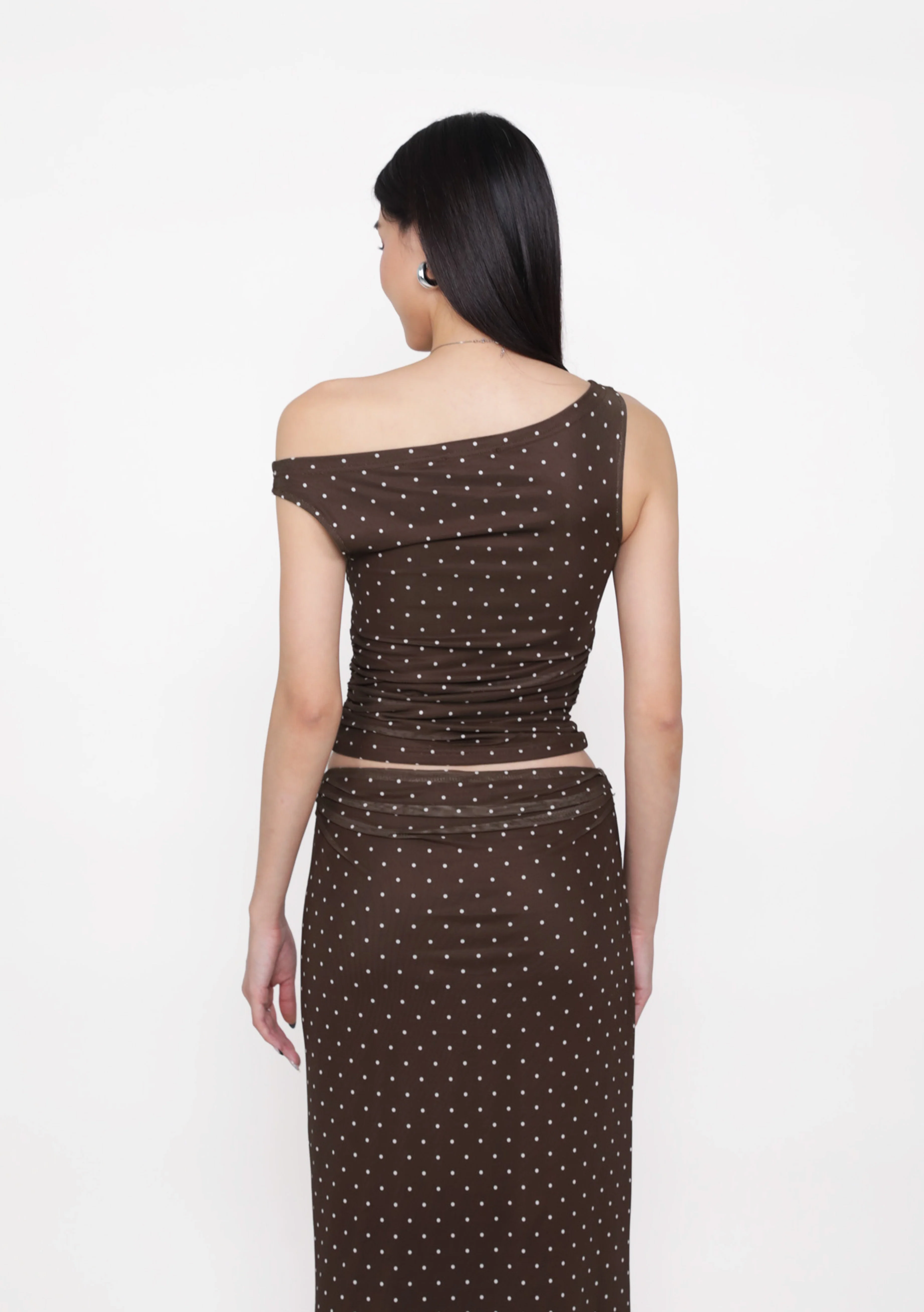 Terra Mesh Padded Boat Neck Top (Prints) - Image 10