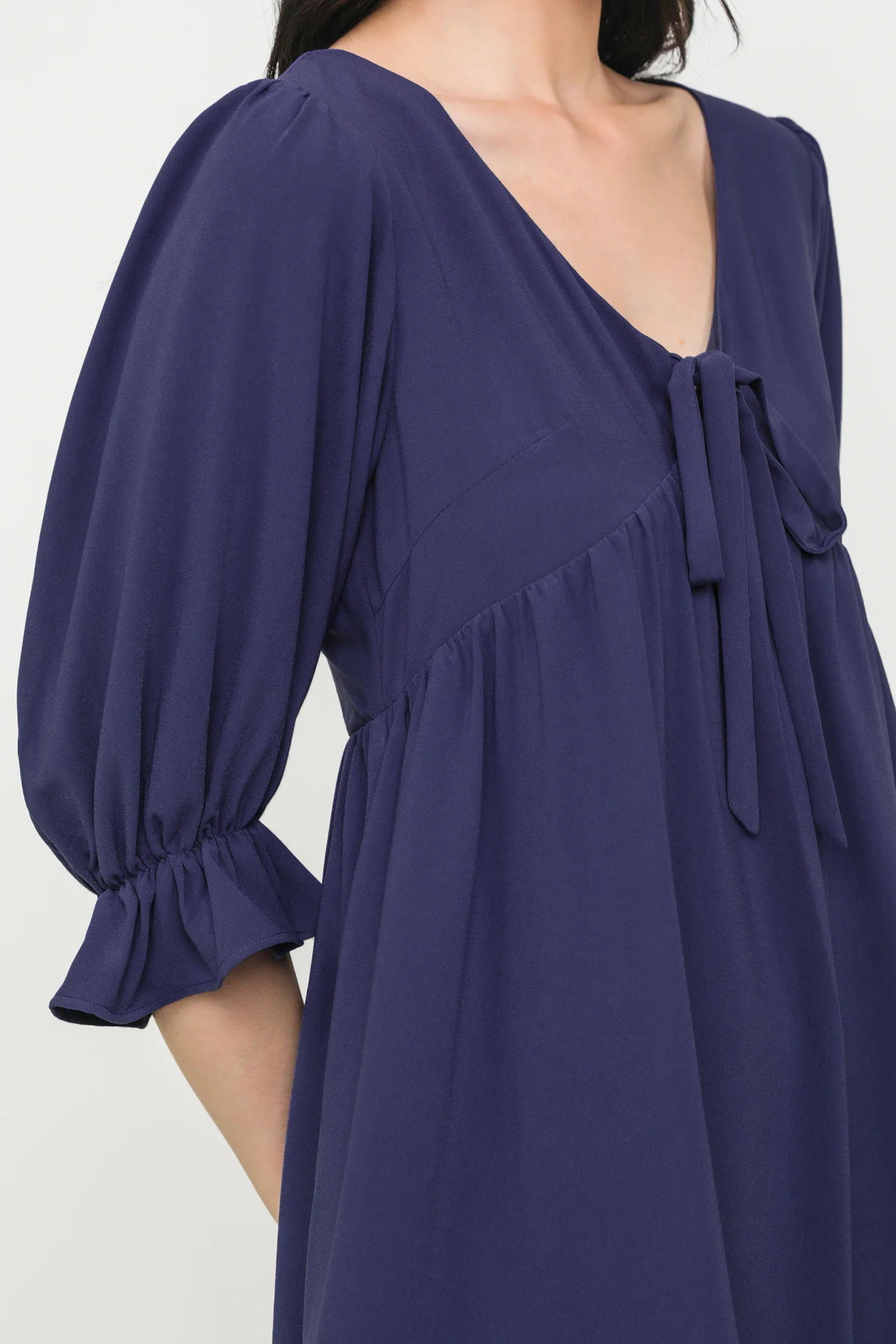 Tia Babydoll Sleeved Dress - Image 10