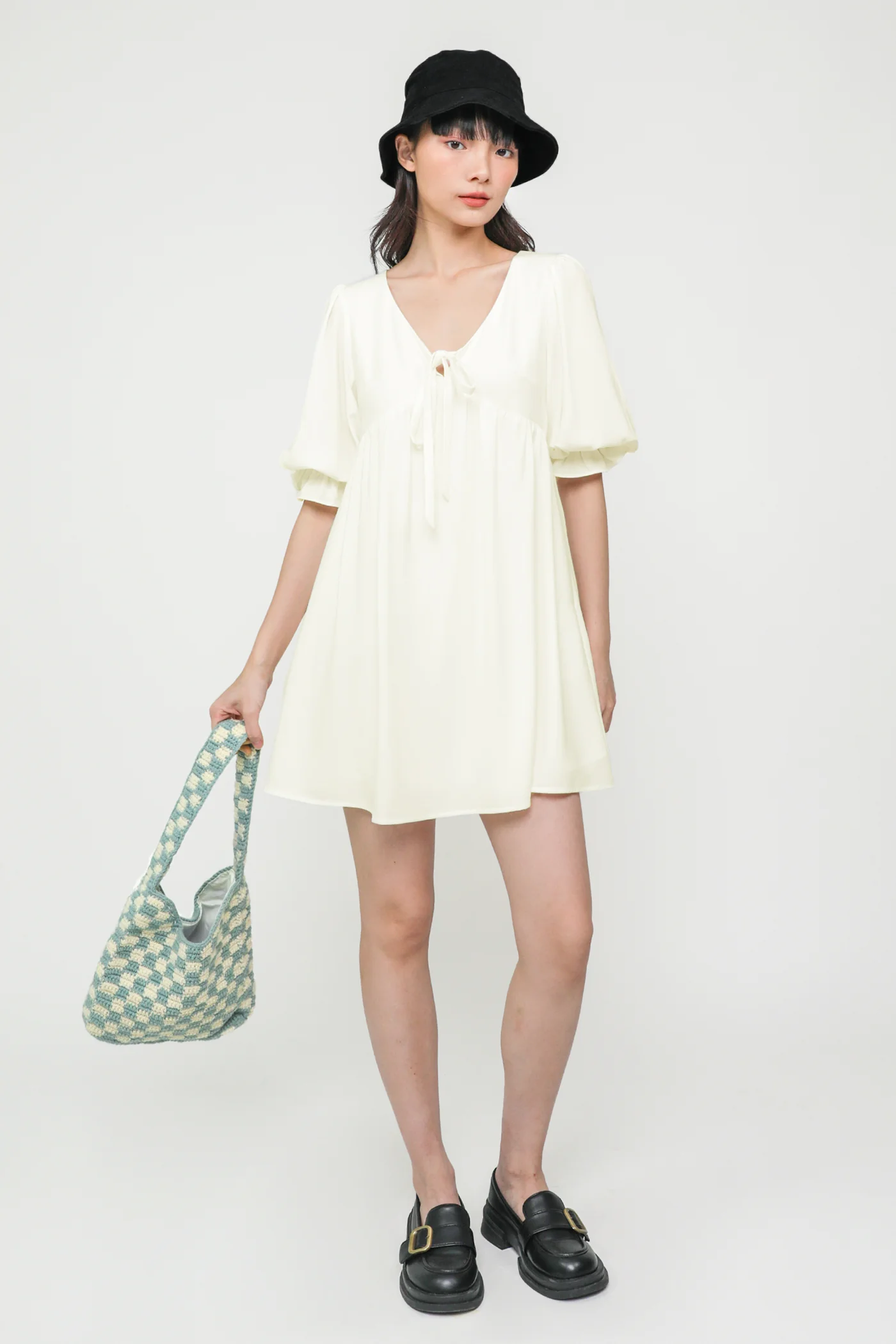 Tia Babydoll Sleeved Dress - Image 15