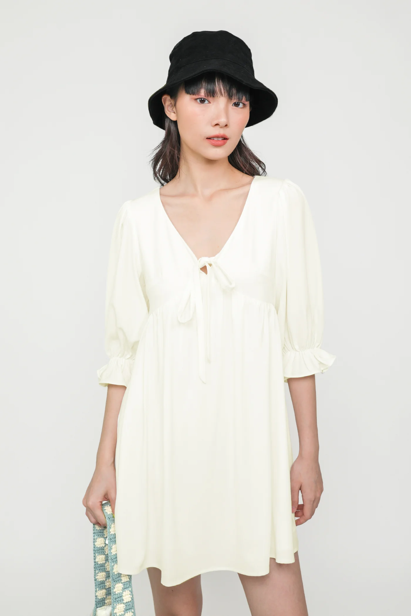 Tia Babydoll Sleeved Dress - Image 18