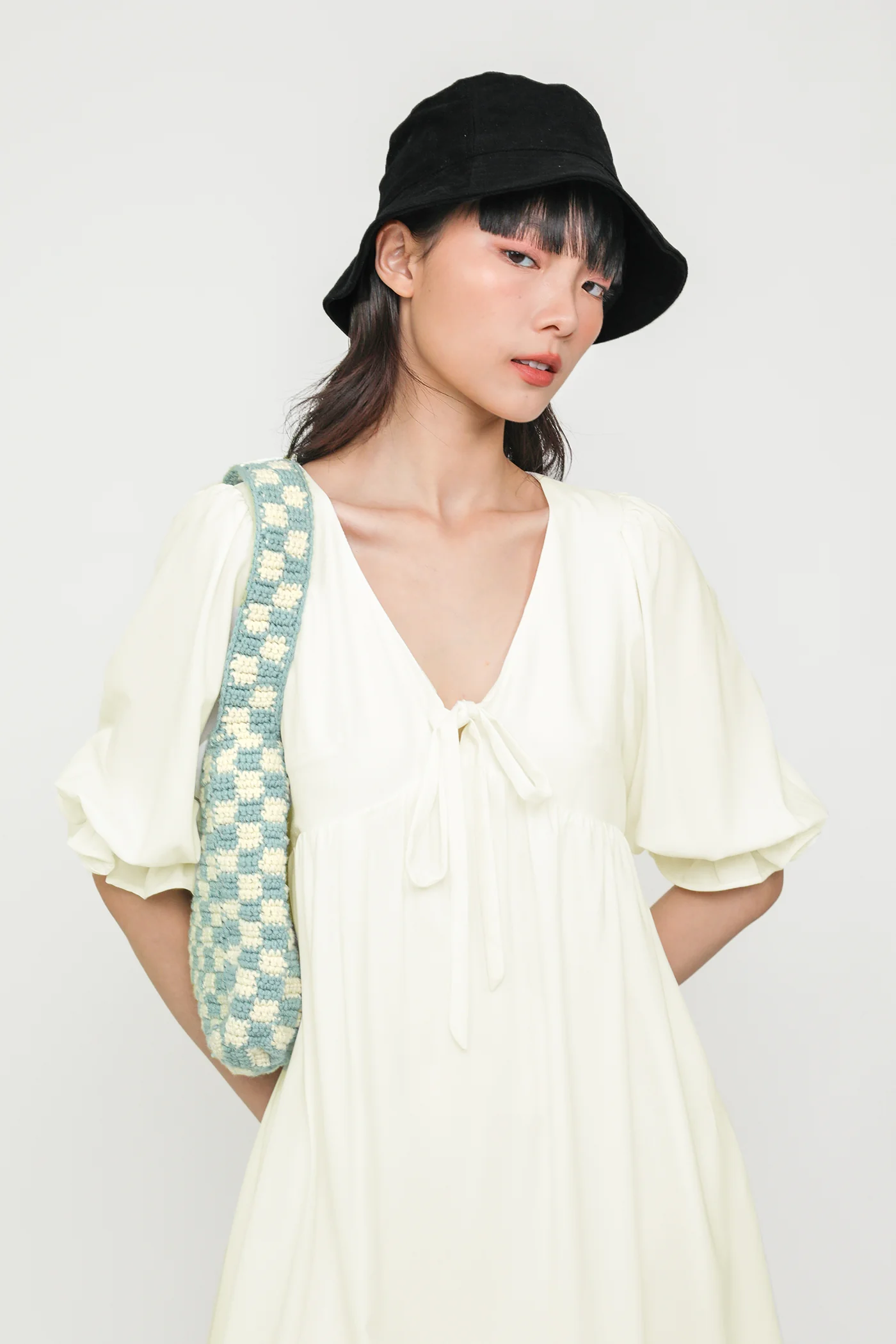 Tia Babydoll Sleeved Dress - Image 19
