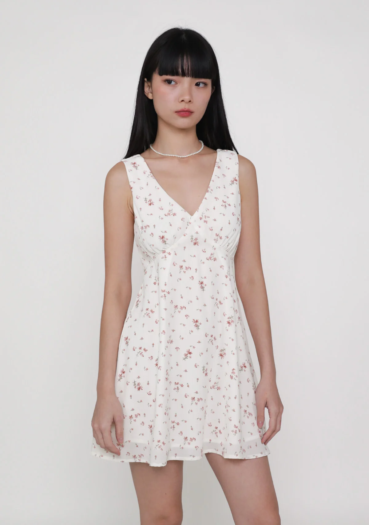 Nathania Tie Back Dress (Floral)