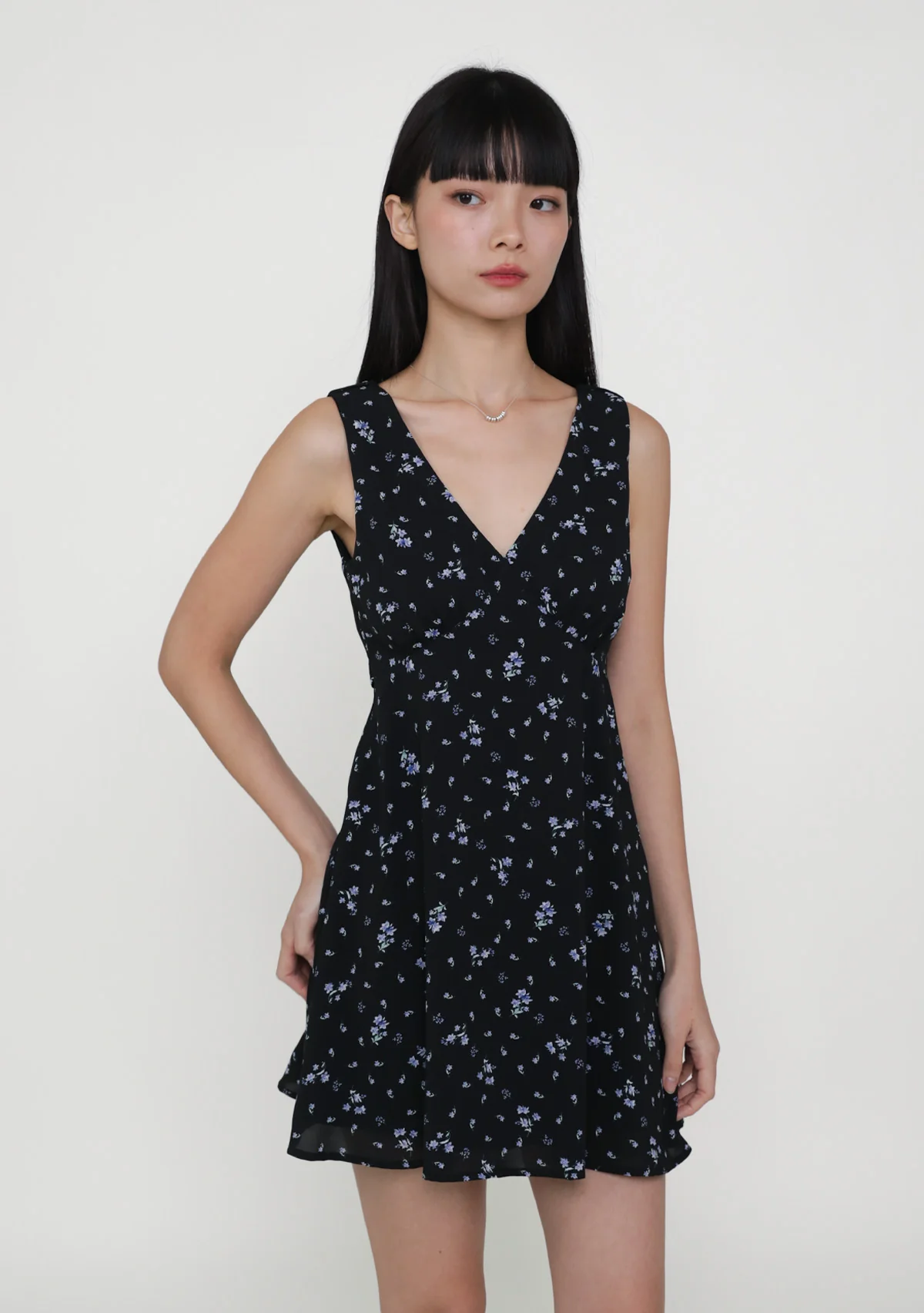 Nathania Tie Back Dress (Floral) - Image 10