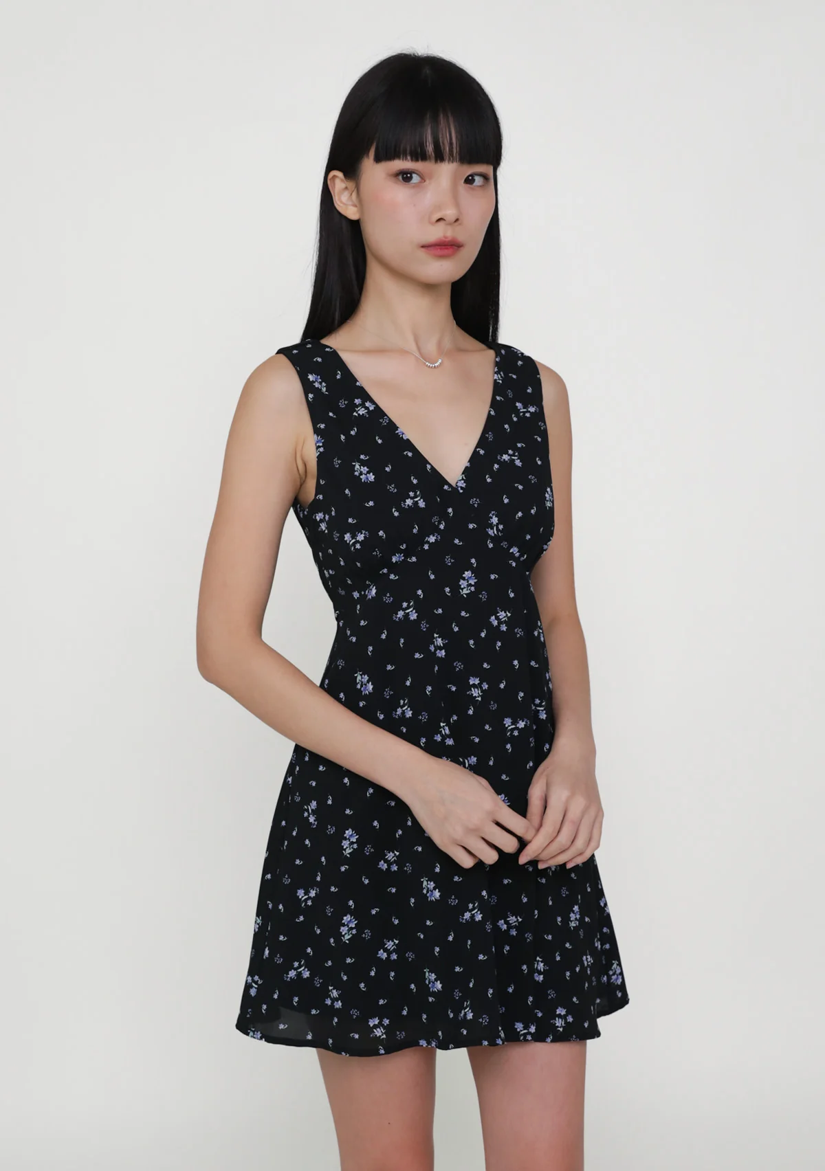Nathania Tie Back Dress (Floral) - Image 12