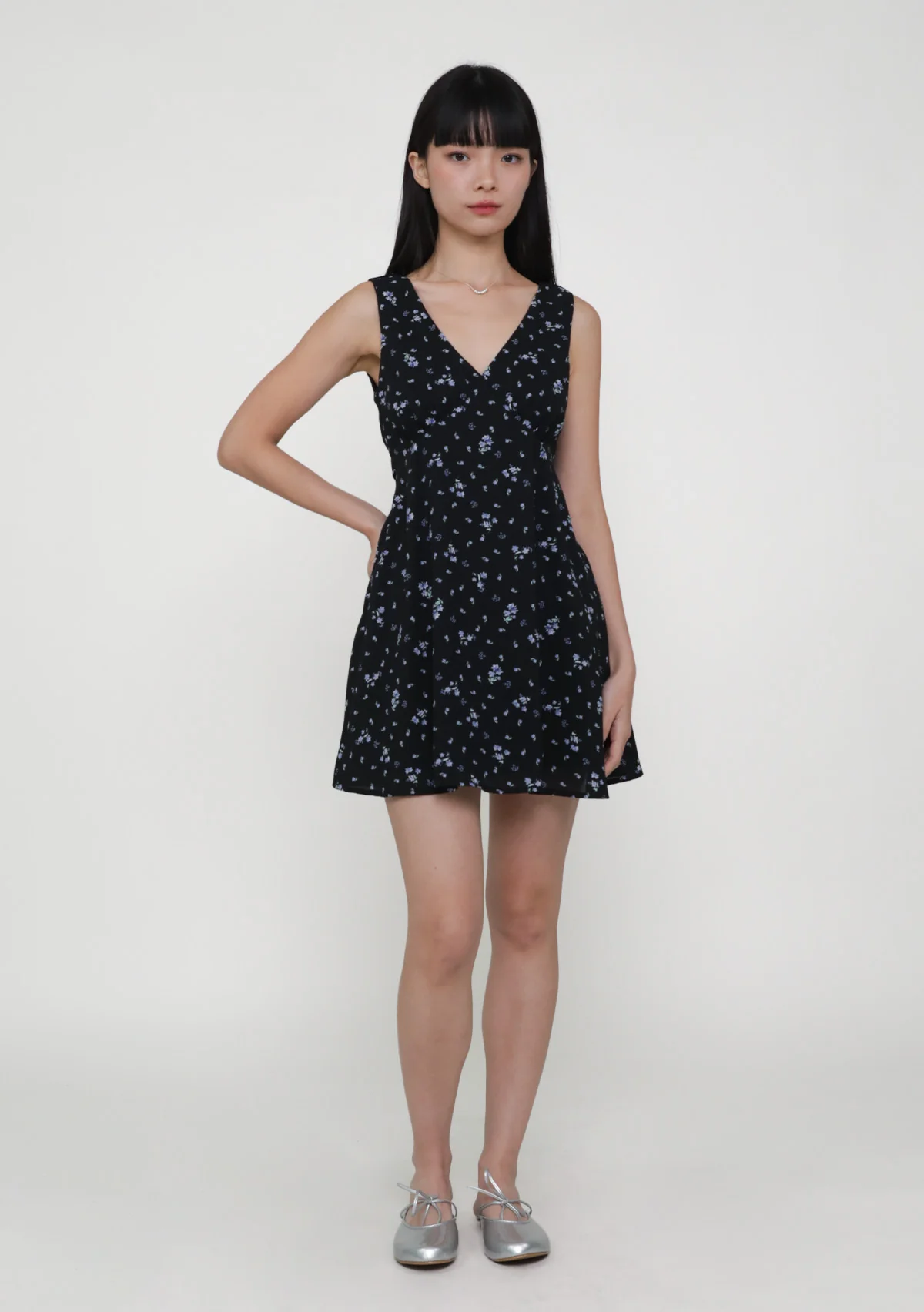 Nathania Tie Back Dress (Floral) - Image 13