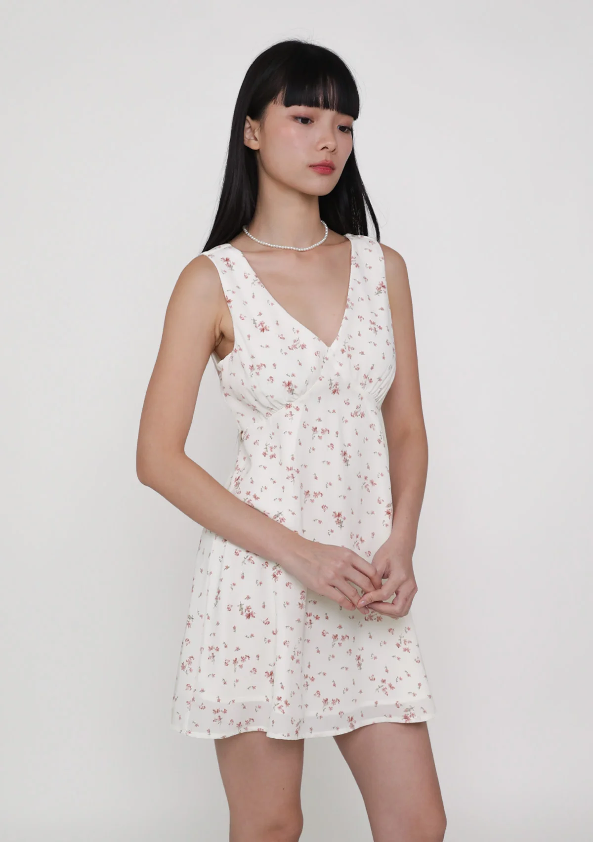Nathania Tie Back Dress (Floral) - Image 6
