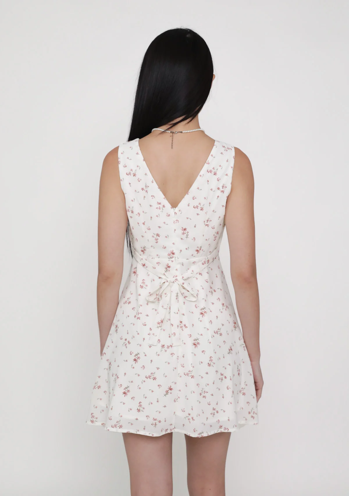 Nathania Tie Back Dress (Floral) - Image 8