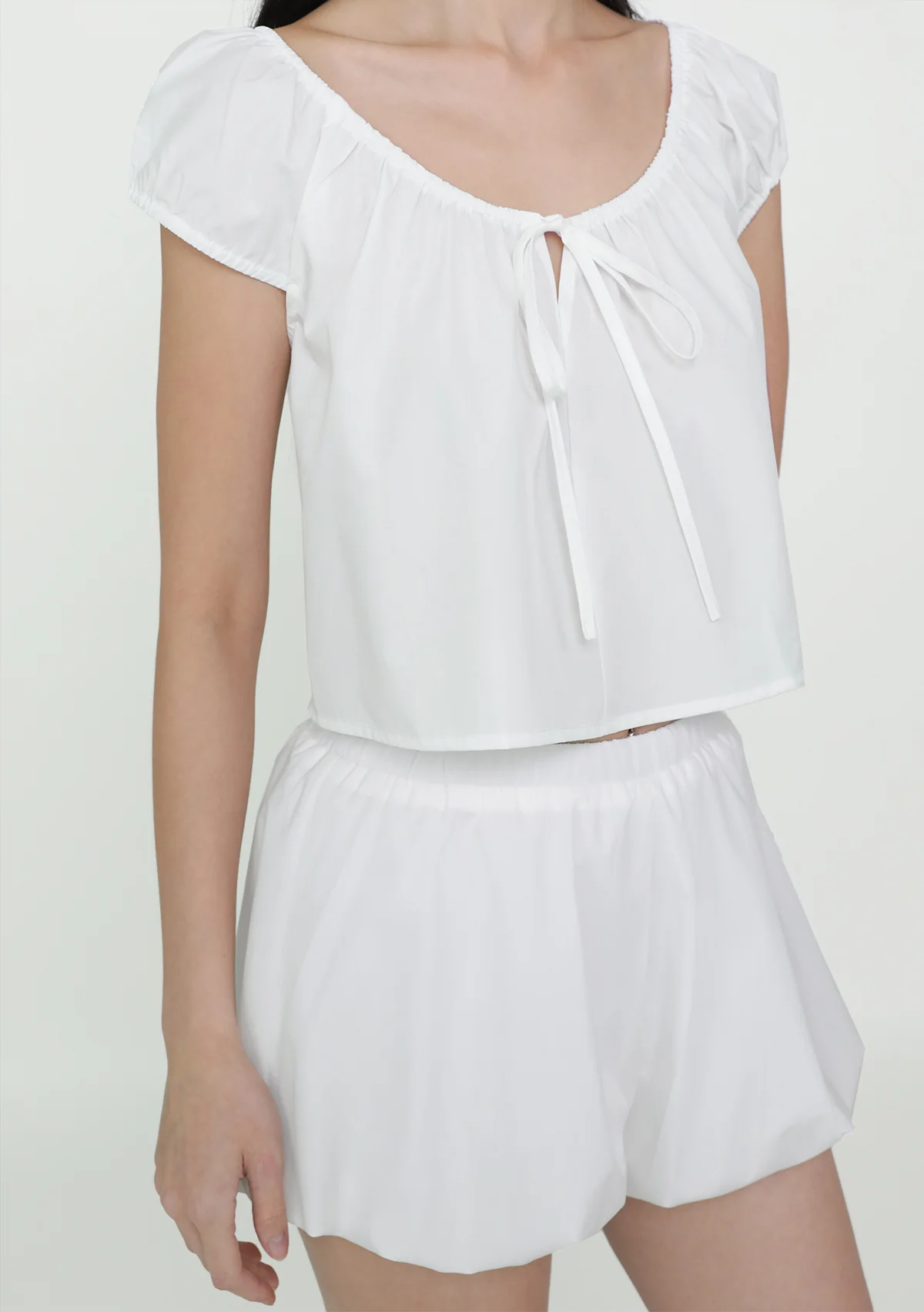 Somi Tie Front Ribbon Top - Image 11