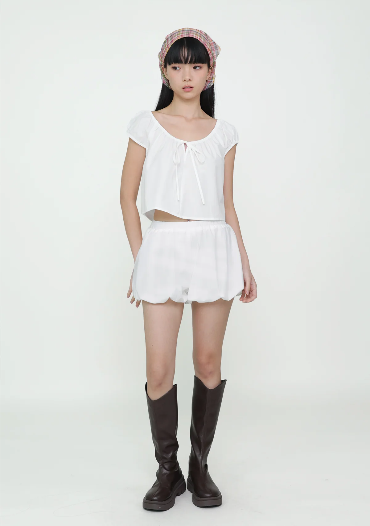 Somi Tie Front Ribbon Top - Image 13