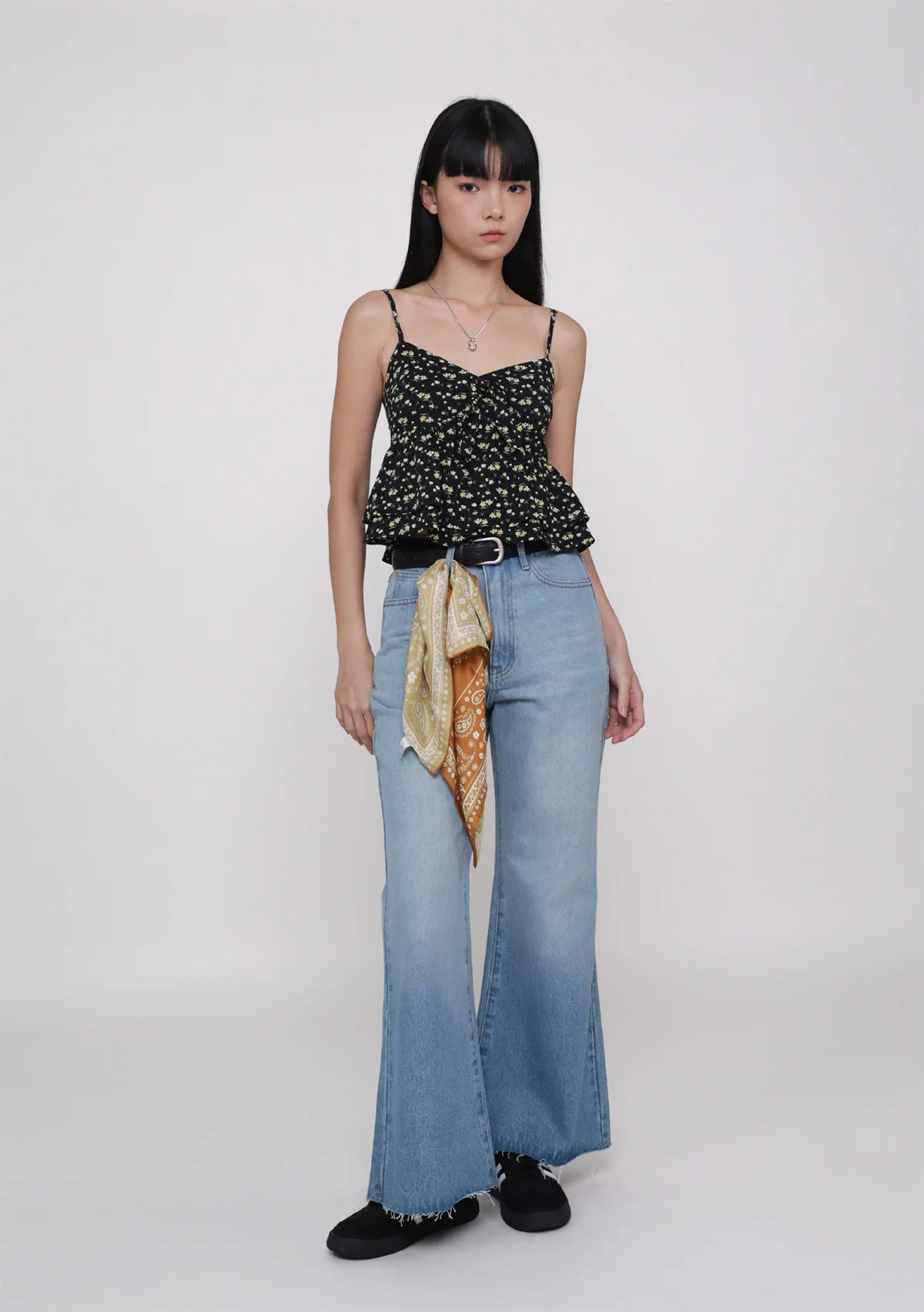 Gwendy Tiered Padded Top (Floral) - Image 13
