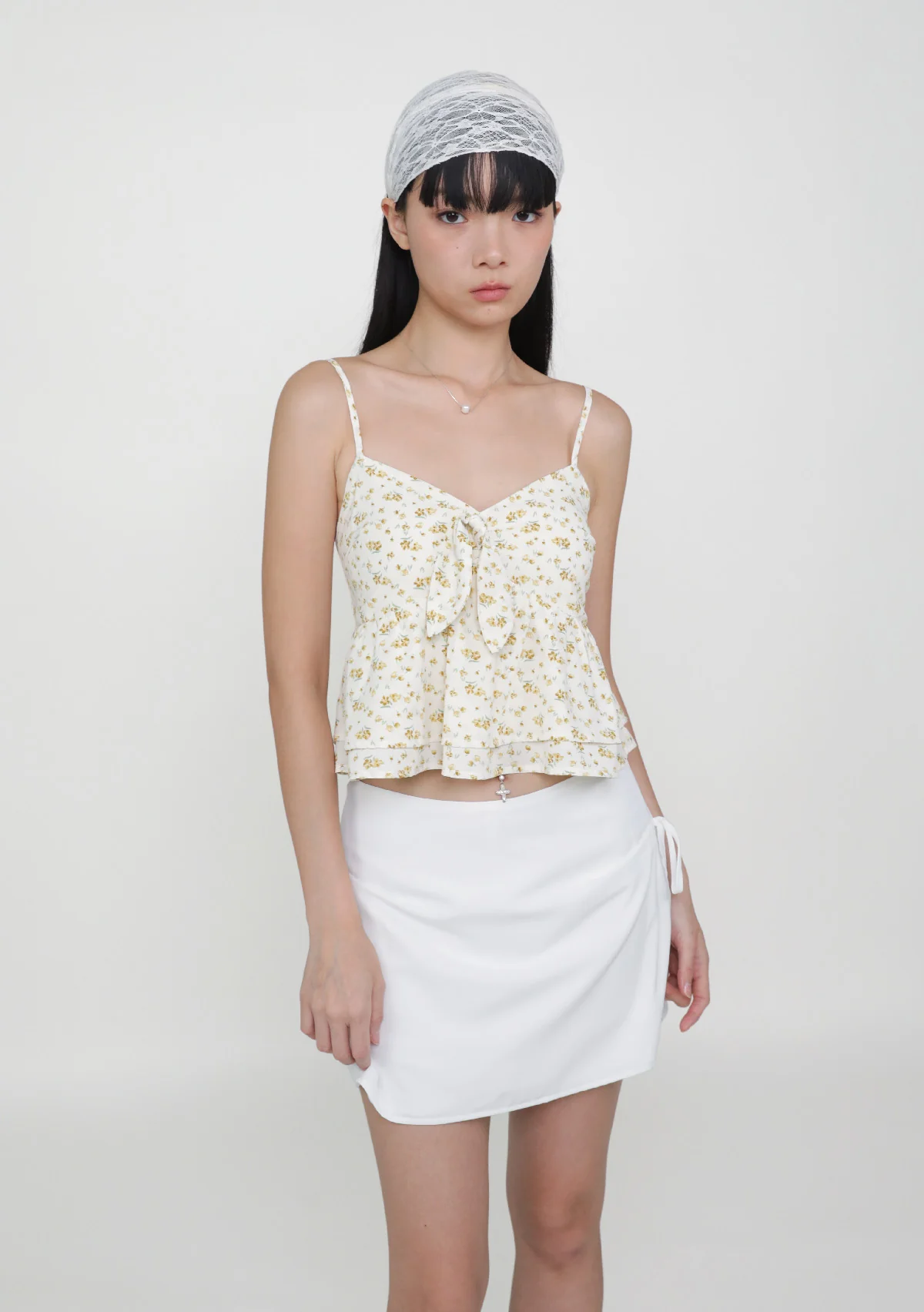 Gwendy Tiered Padded Top (Floral) - Image 3