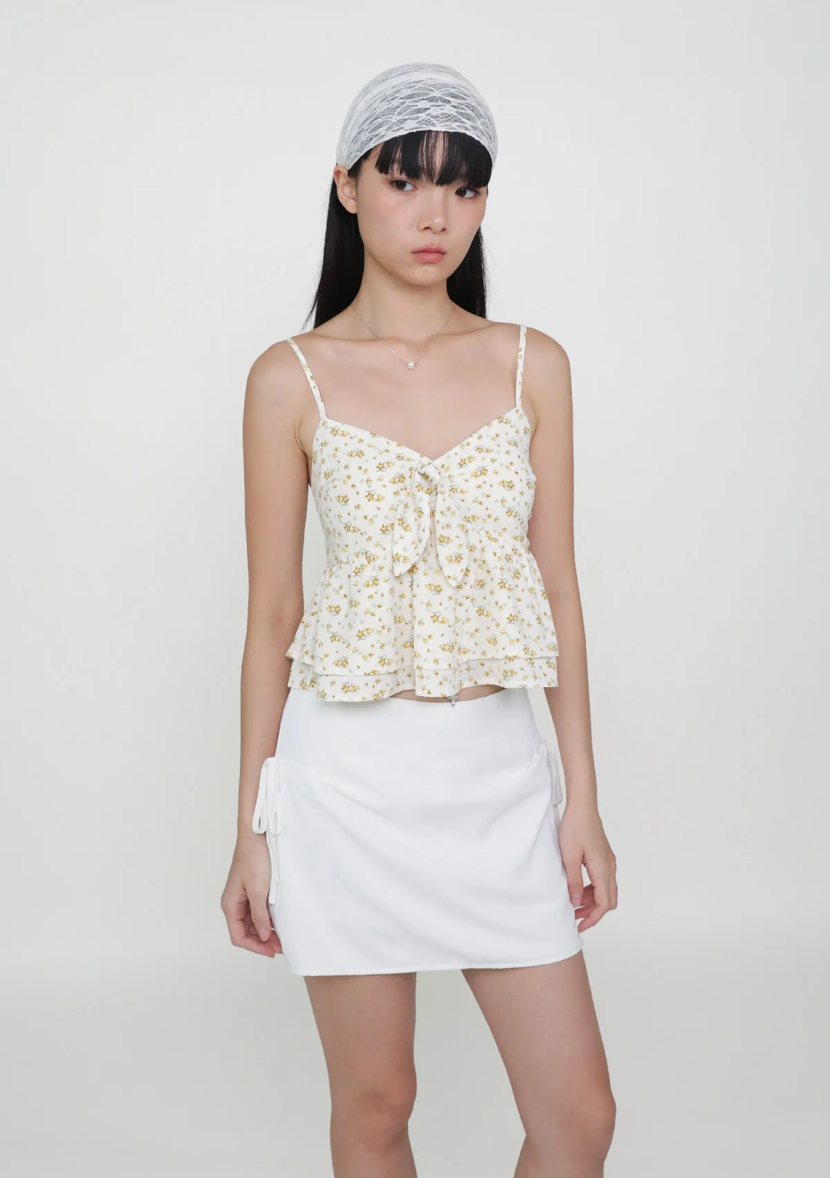 Gwendy Tiered Padded Top (Floral) - Image 5