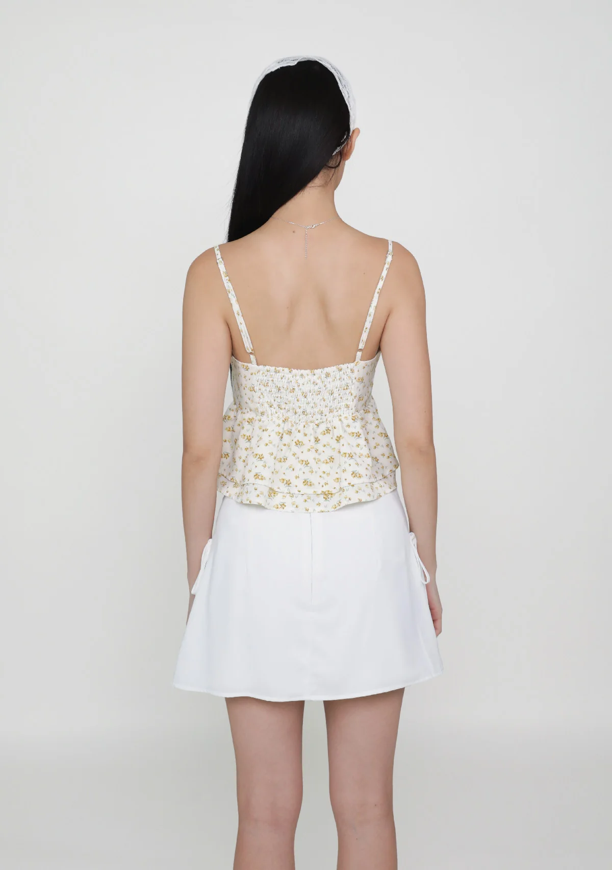 Gwendy Tiered Padded Top (Floral) - Image 7