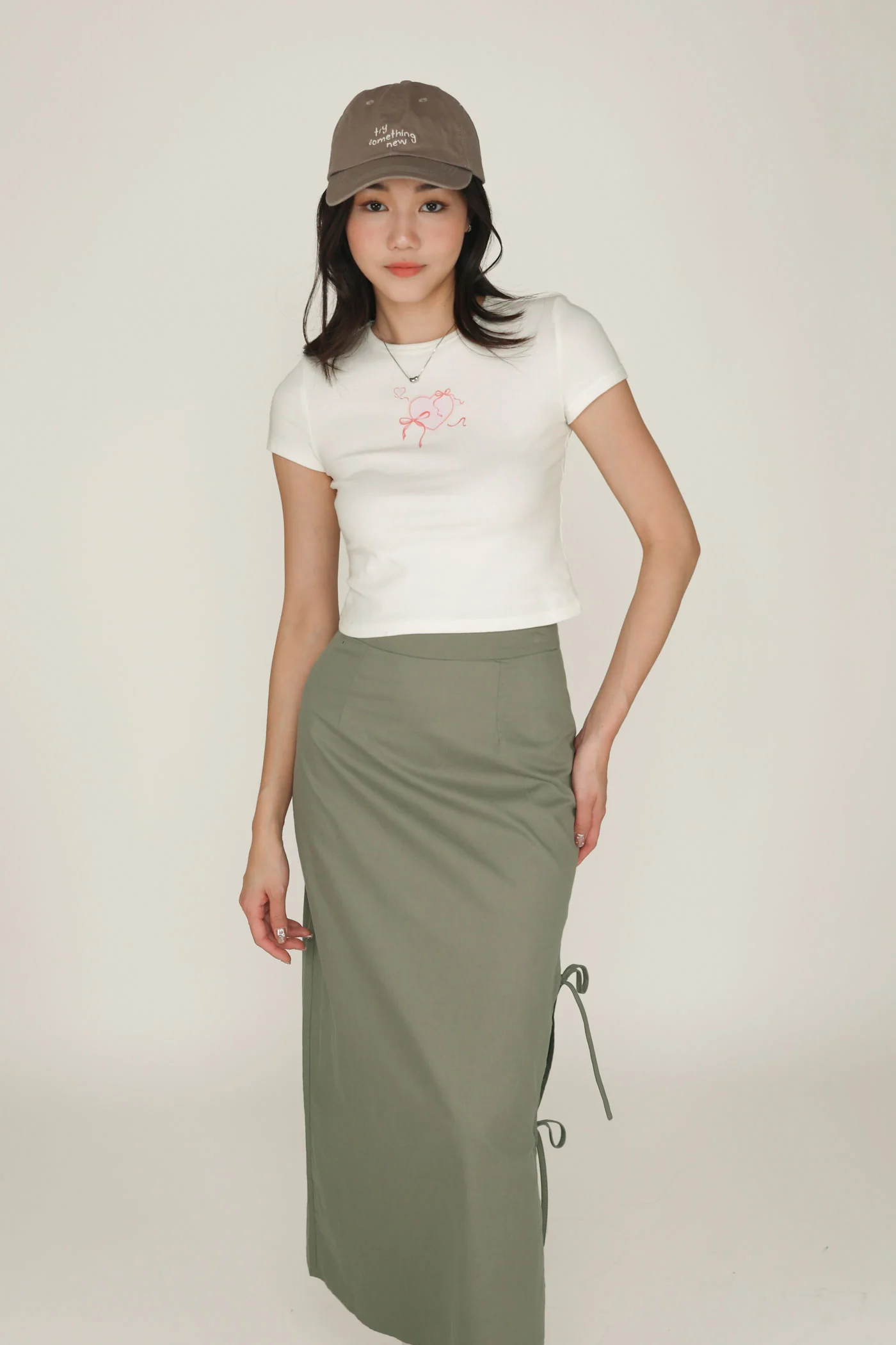 Valentia Ribbon Midi Skirt - Image 10