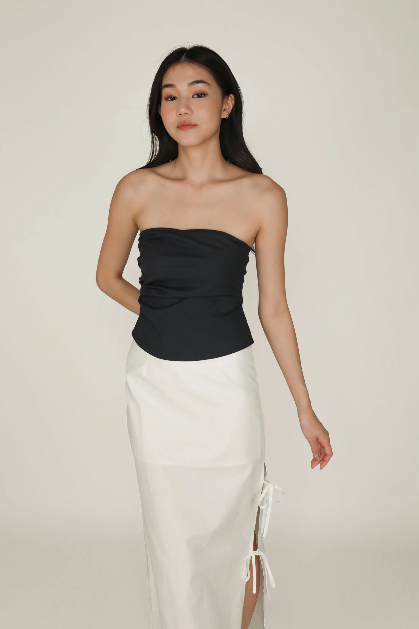 Valentia Ribbon Midi Skirt - Image 3