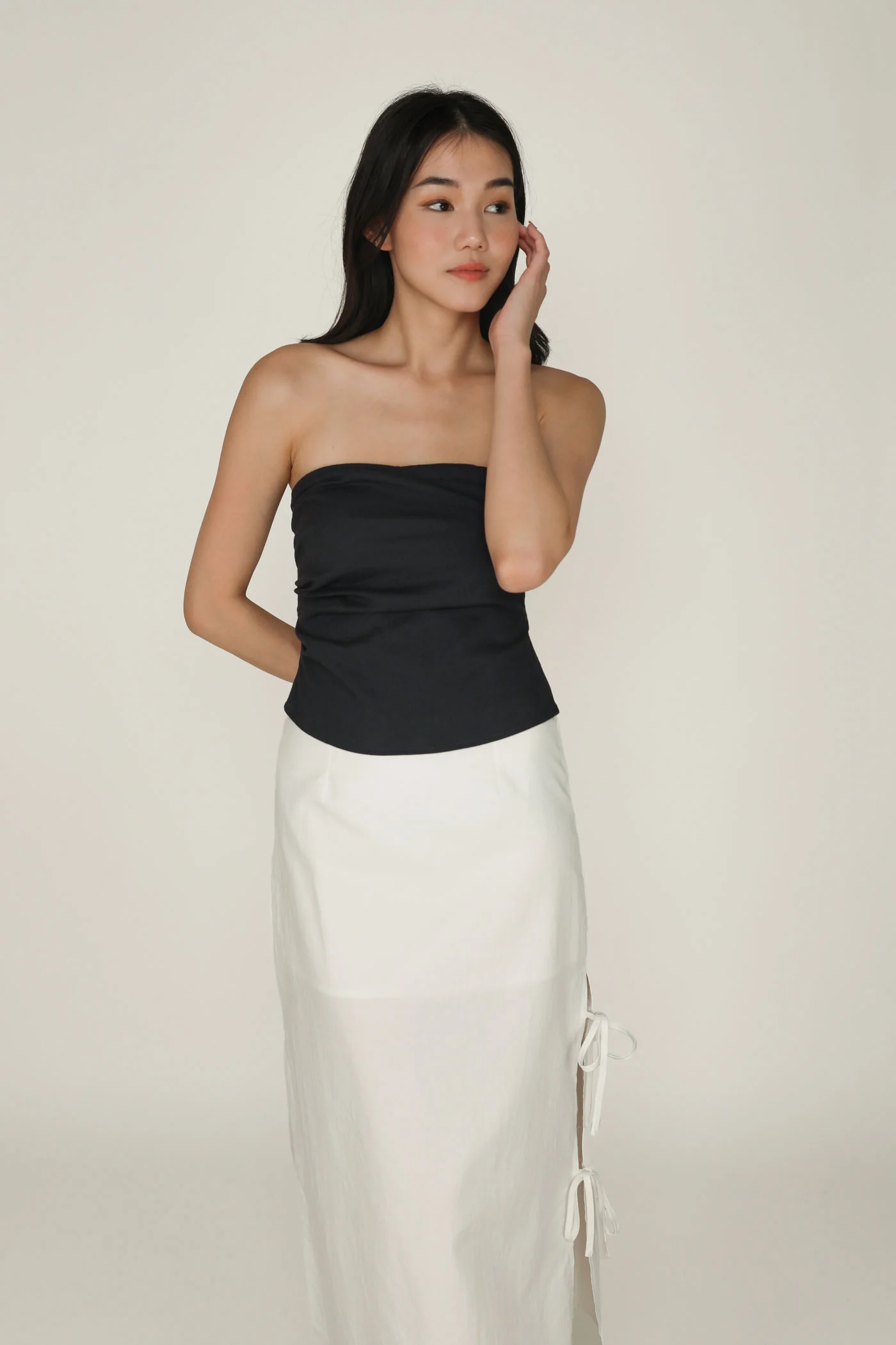 Valentia Ribbon Midi Skirt - Image 5