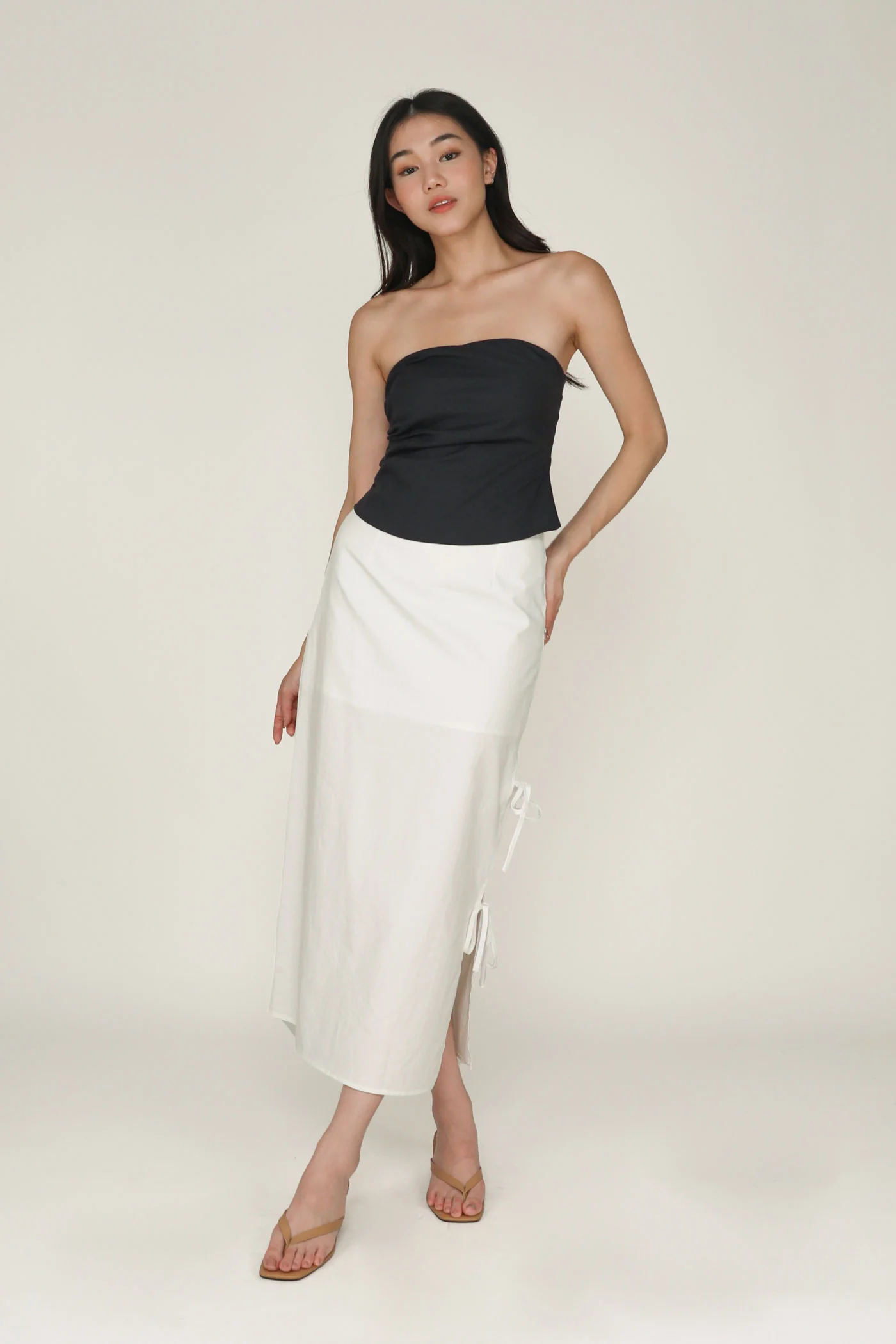 Valentia Ribbon Midi Skirt - Image 6
