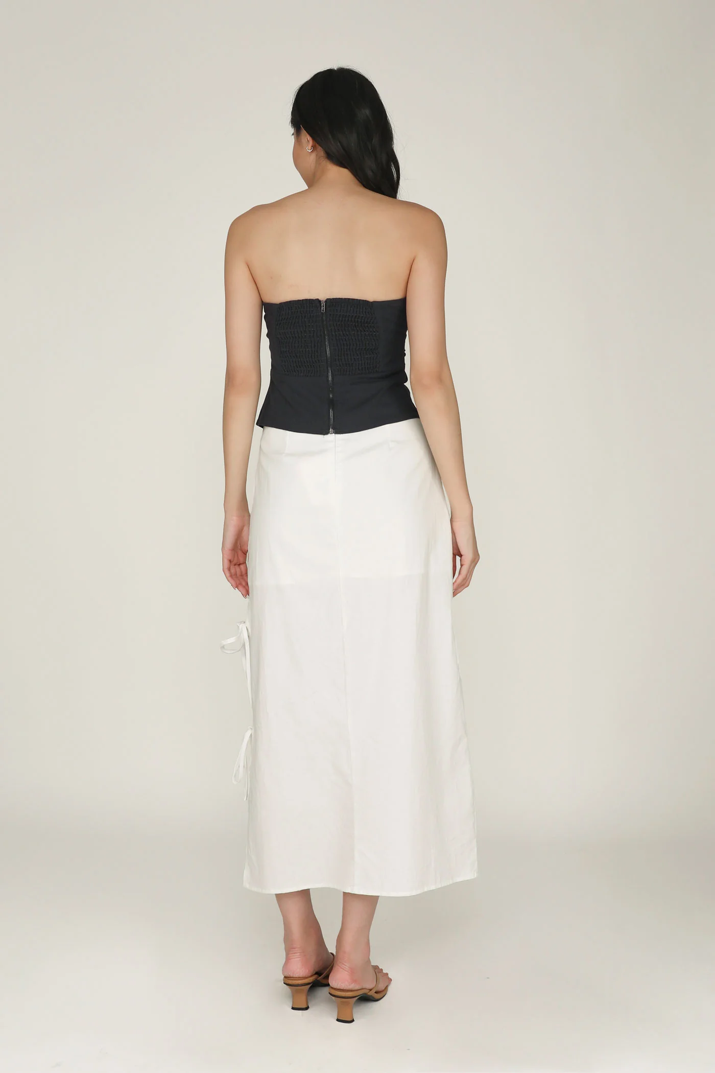Valentia Ribbon Midi Skirt - Image 7