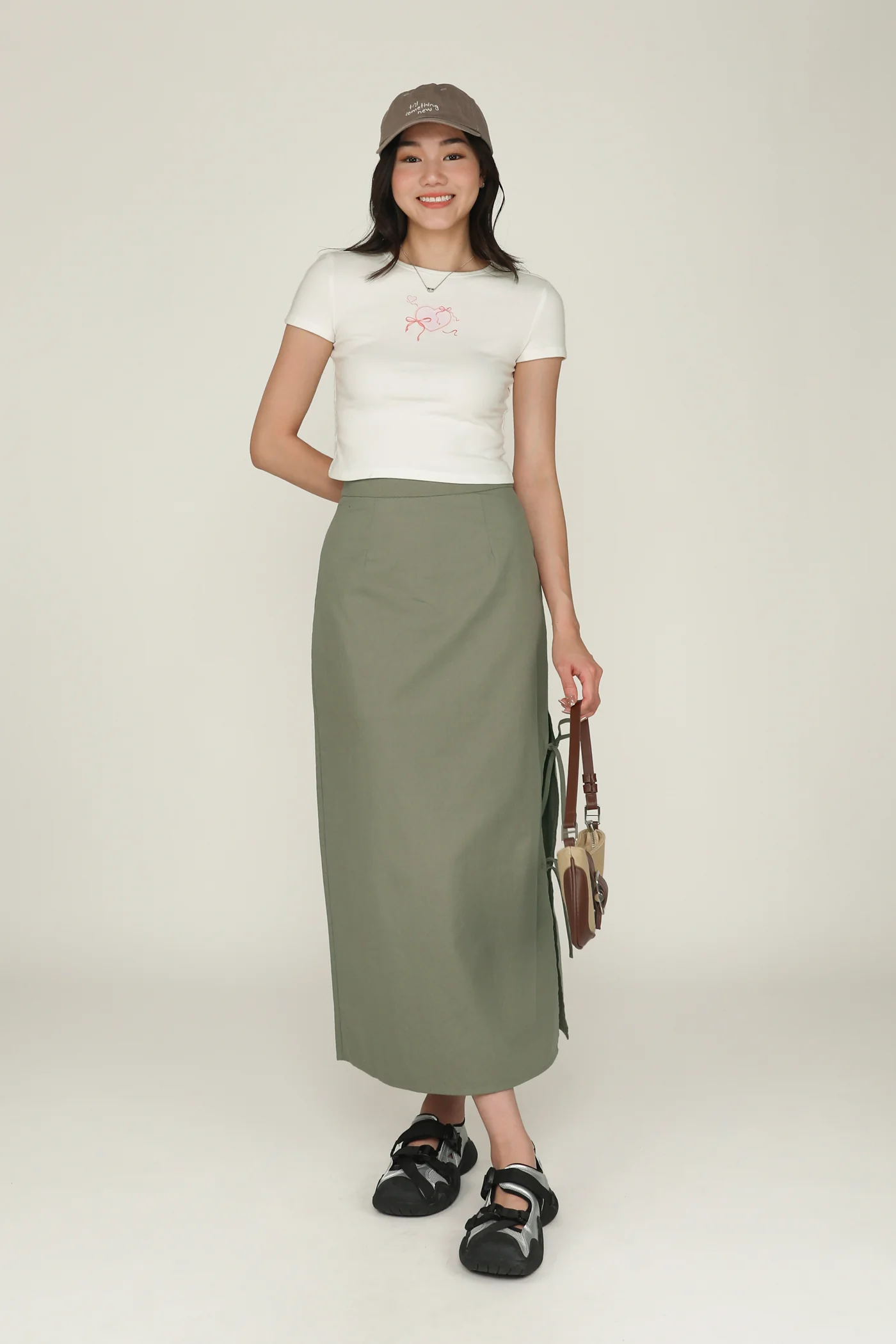 Valentia Ribbon Midi Skirt - Image 8