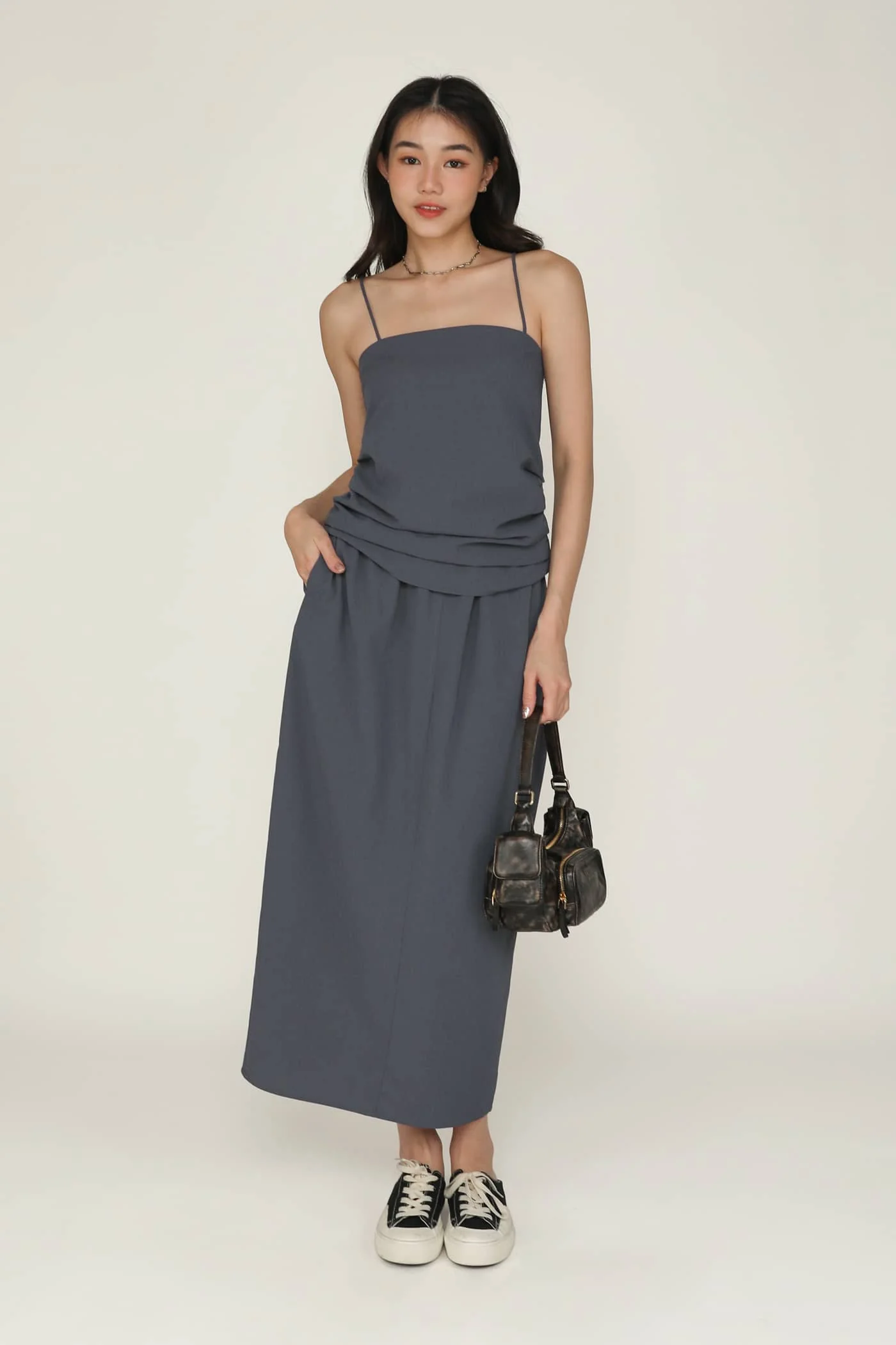 Valerie Textured Maxi Skirt - Image 4