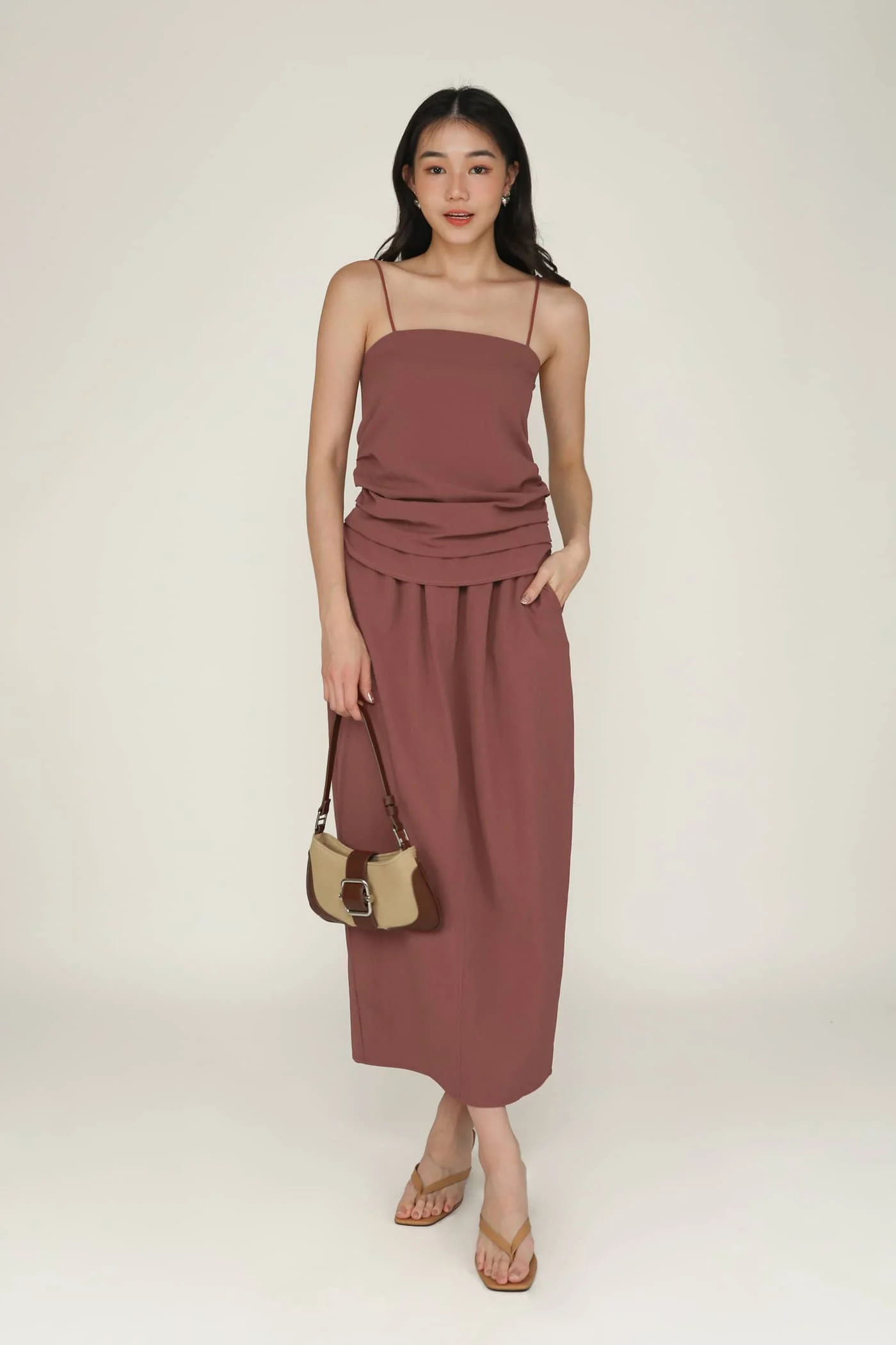 Valerie Textured Maxi Skirt - Image 7
