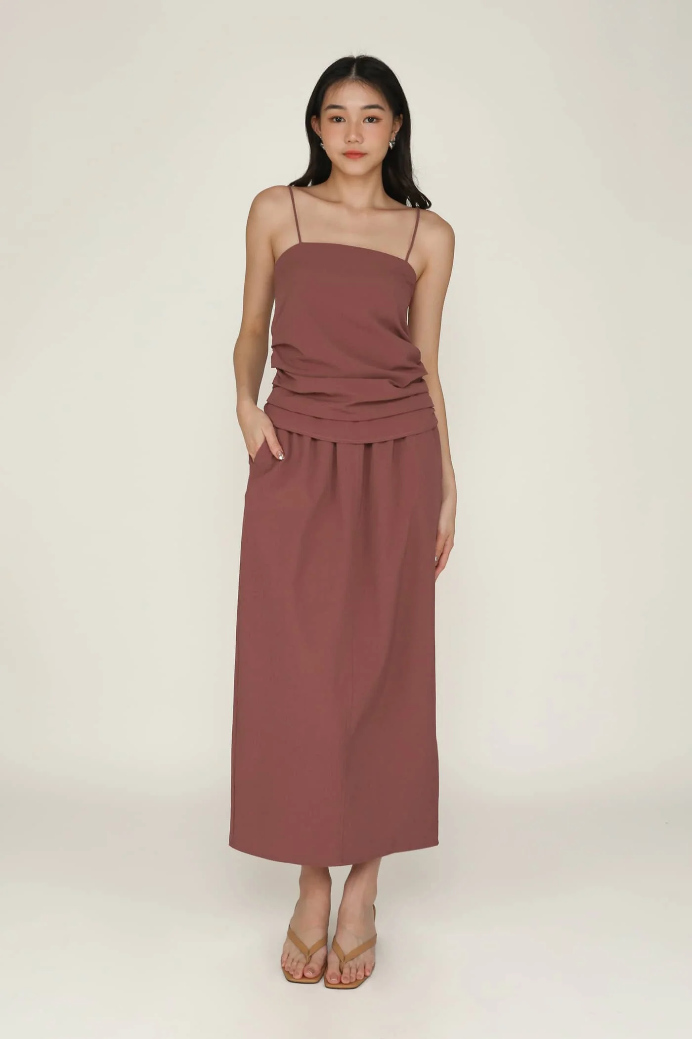 Valerie Textured Maxi Skirt - Image 9