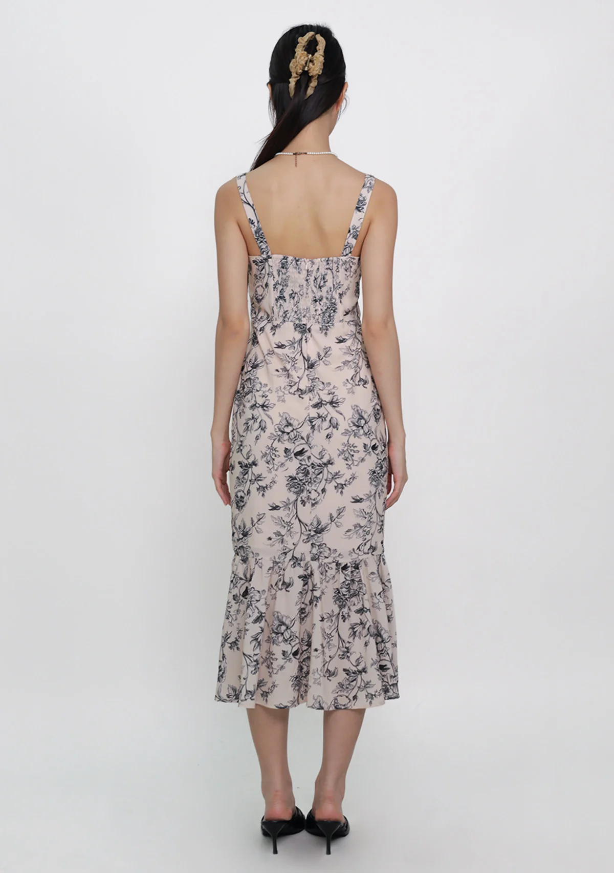 Vanessa Padded Fishtail Dress (Toile) - Image 15