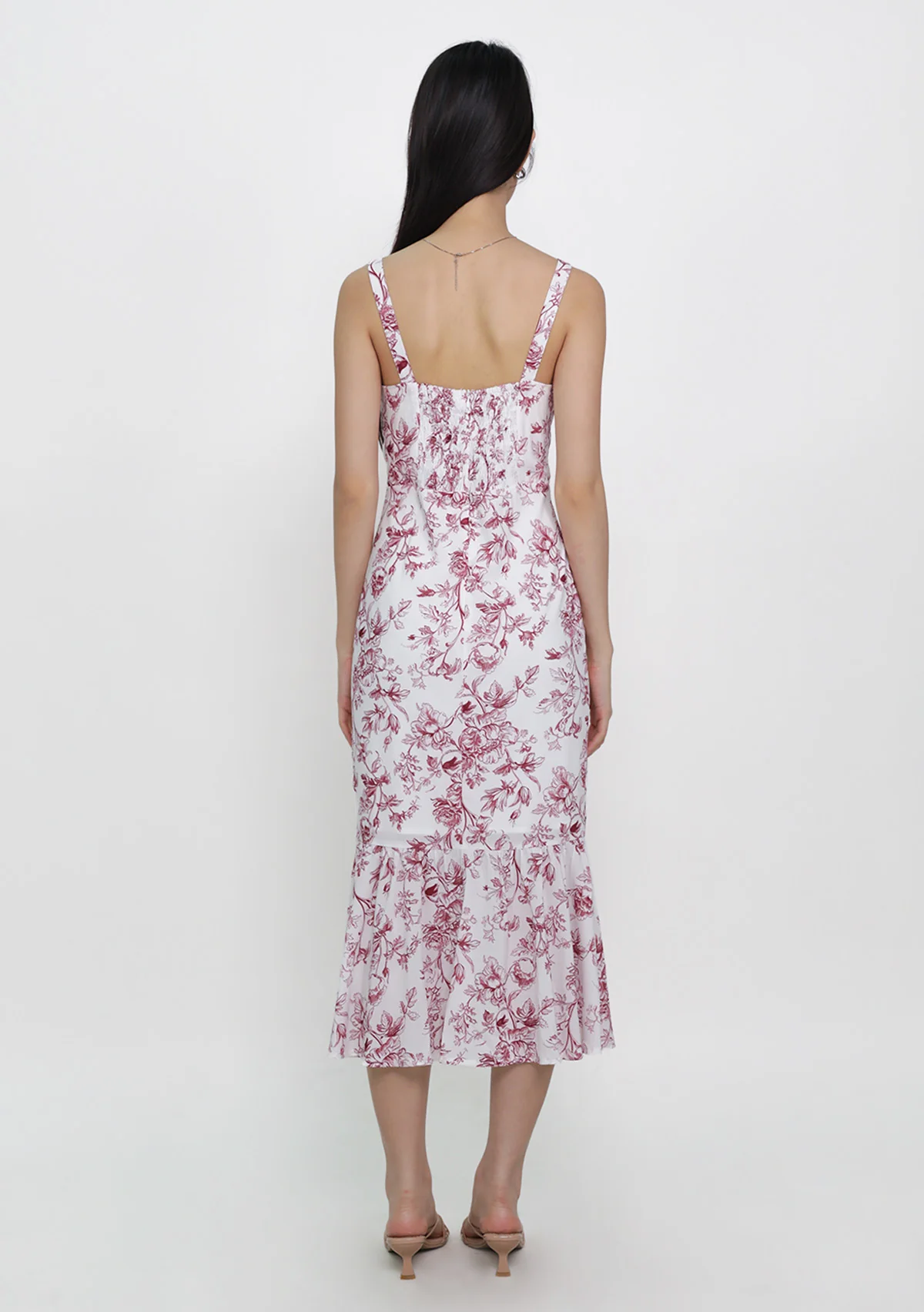 Vanessa Padded Fishtail Dress (Toile) - Image 7