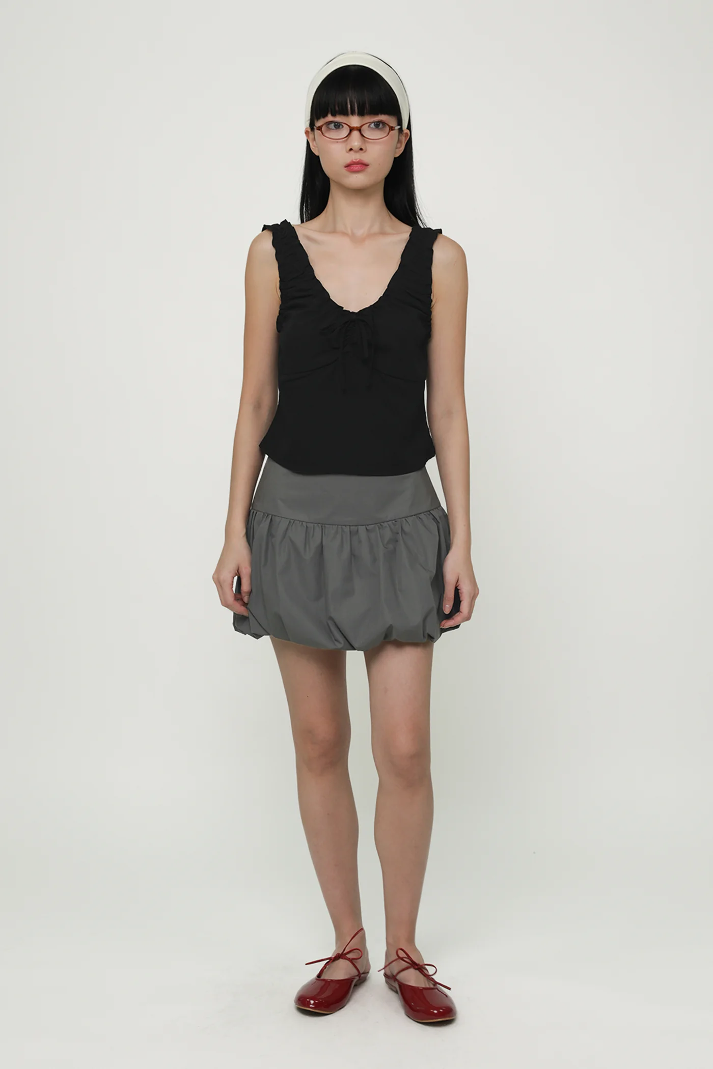 Vernetta Ruched Strap Top - Image 13