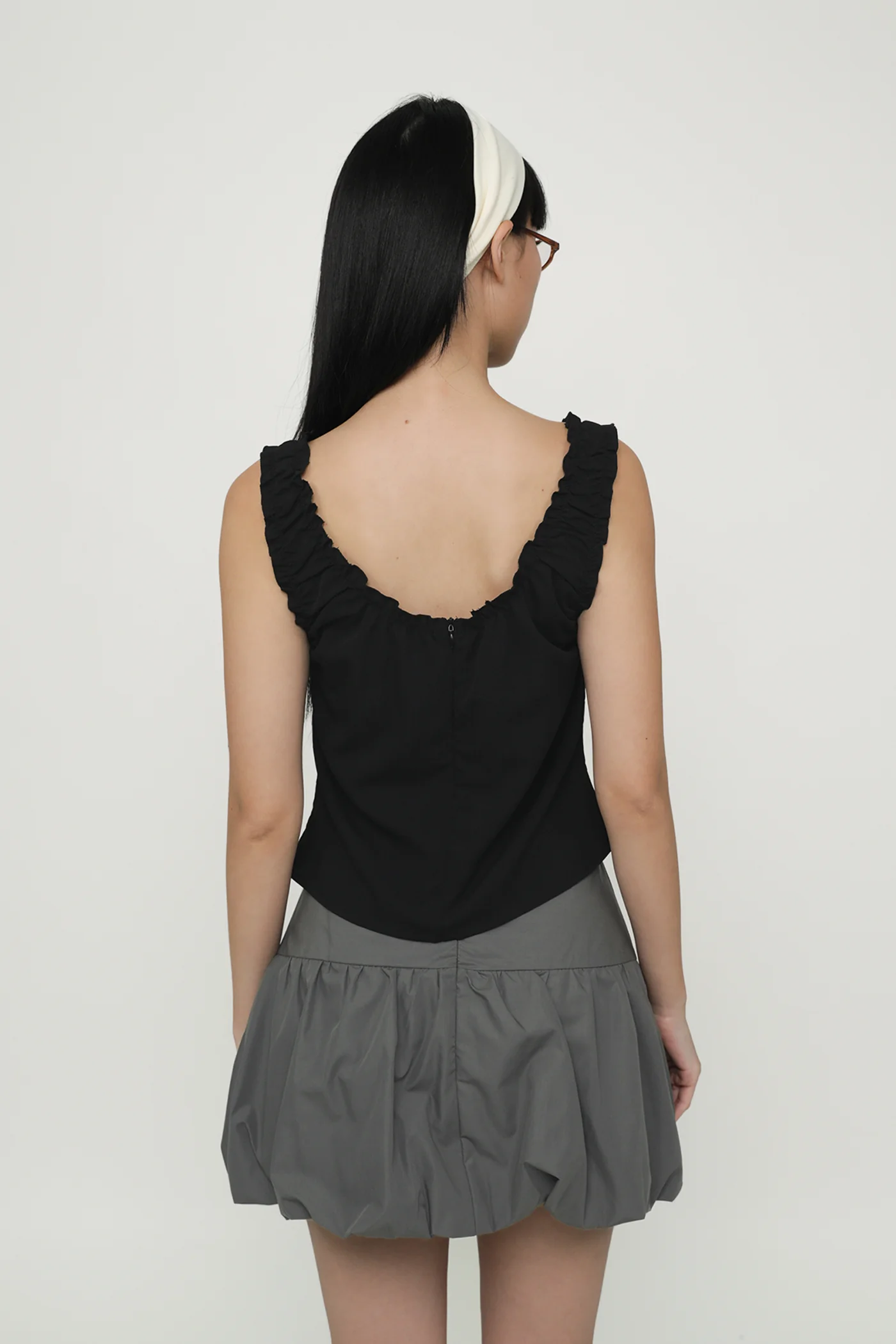 Vernetta Ruched Strap Top - Image 14