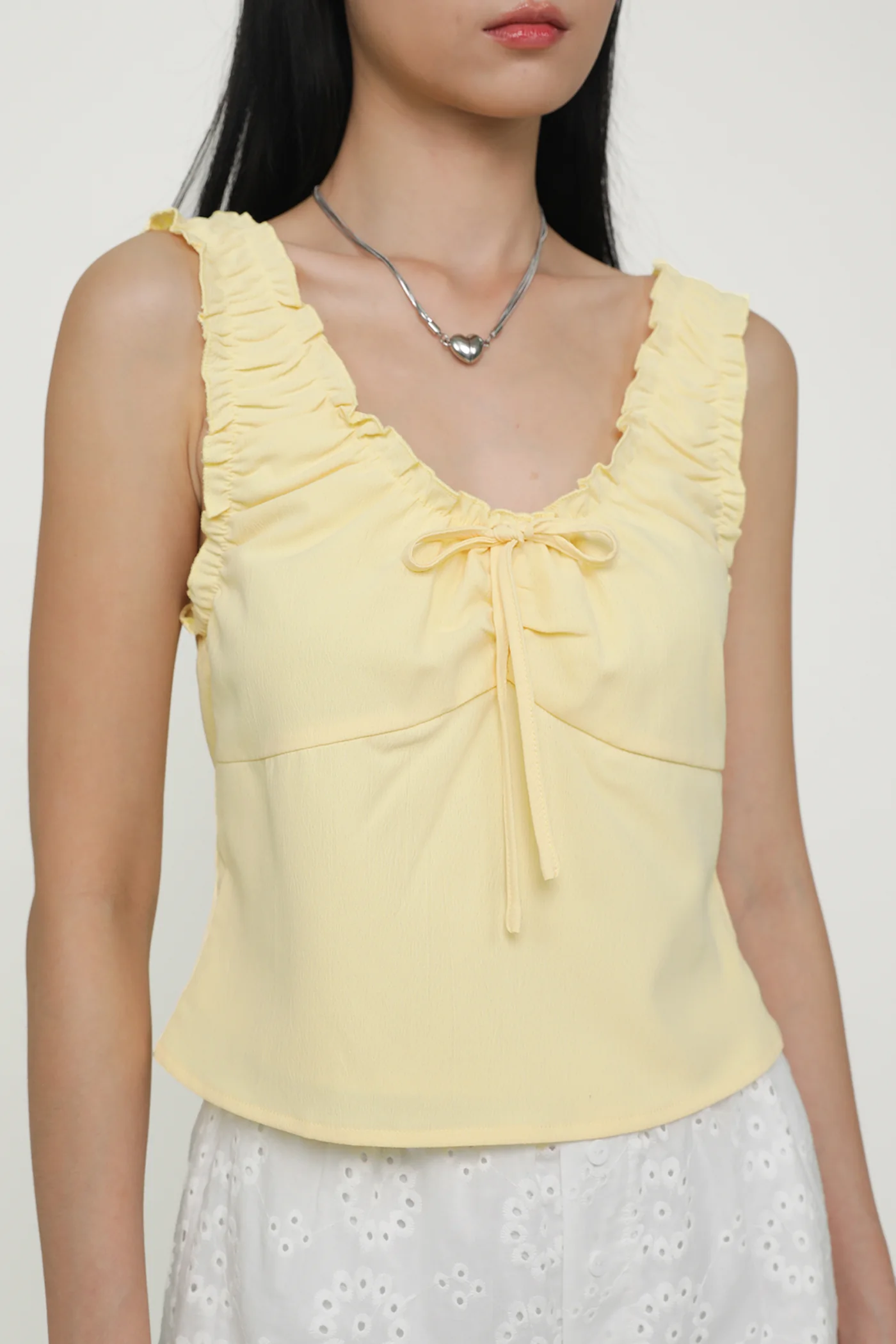 Vernetta Ruched Strap Top - Image 18