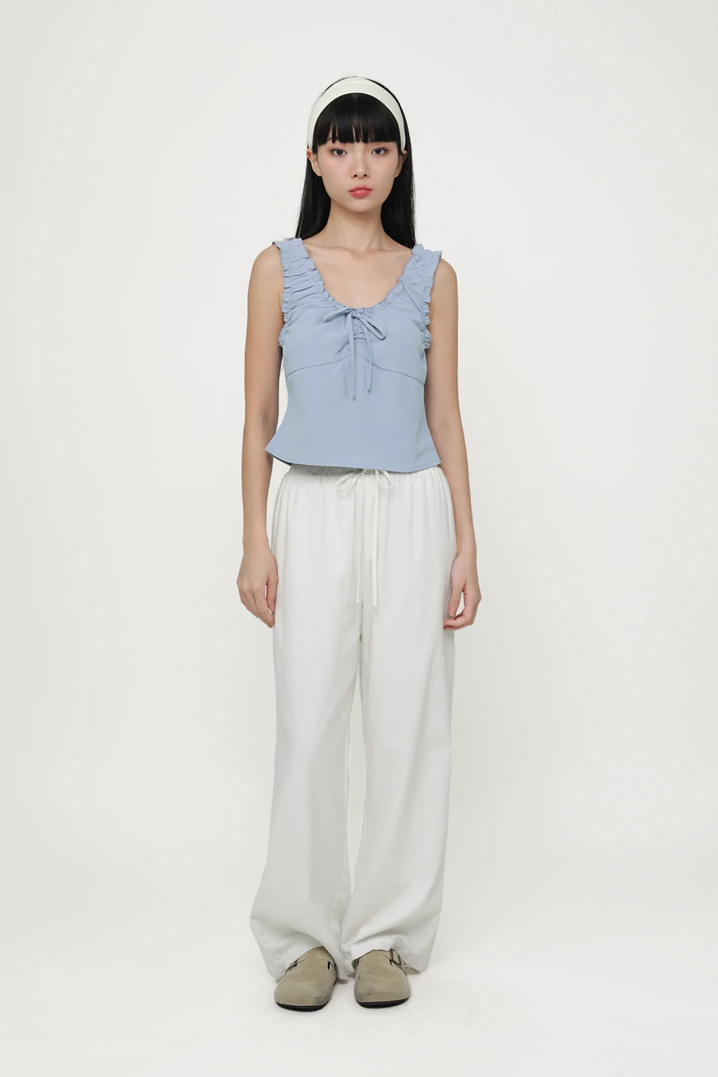 Vernetta Ruched Strap Top - Image 23