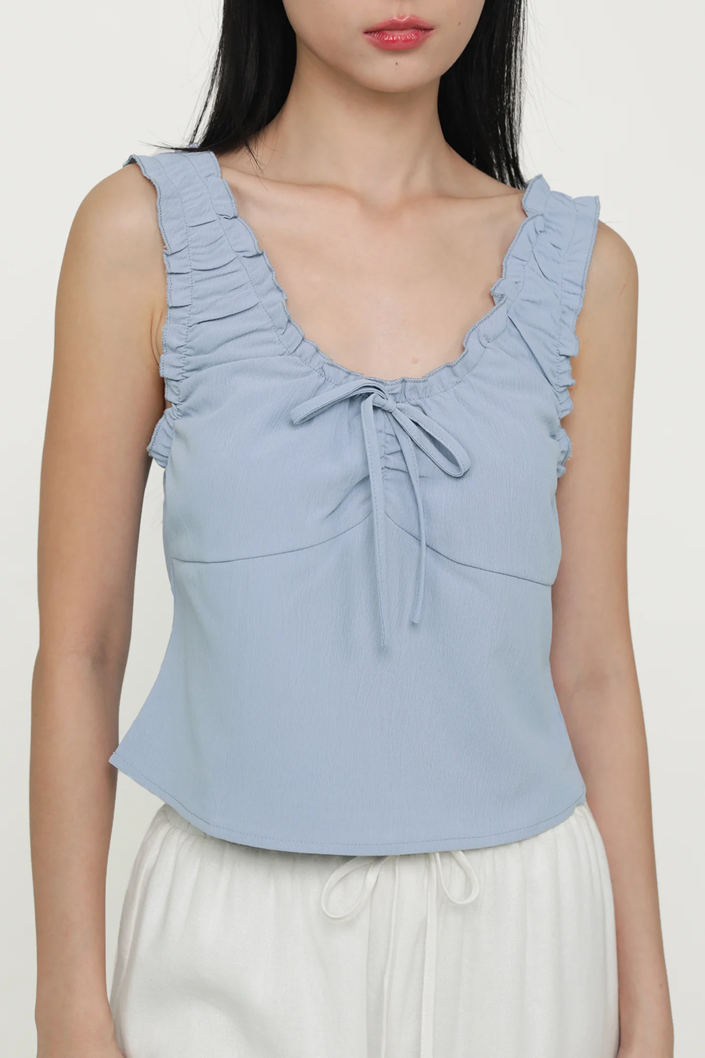 Vernetta Ruched Strap Top - Image 25
