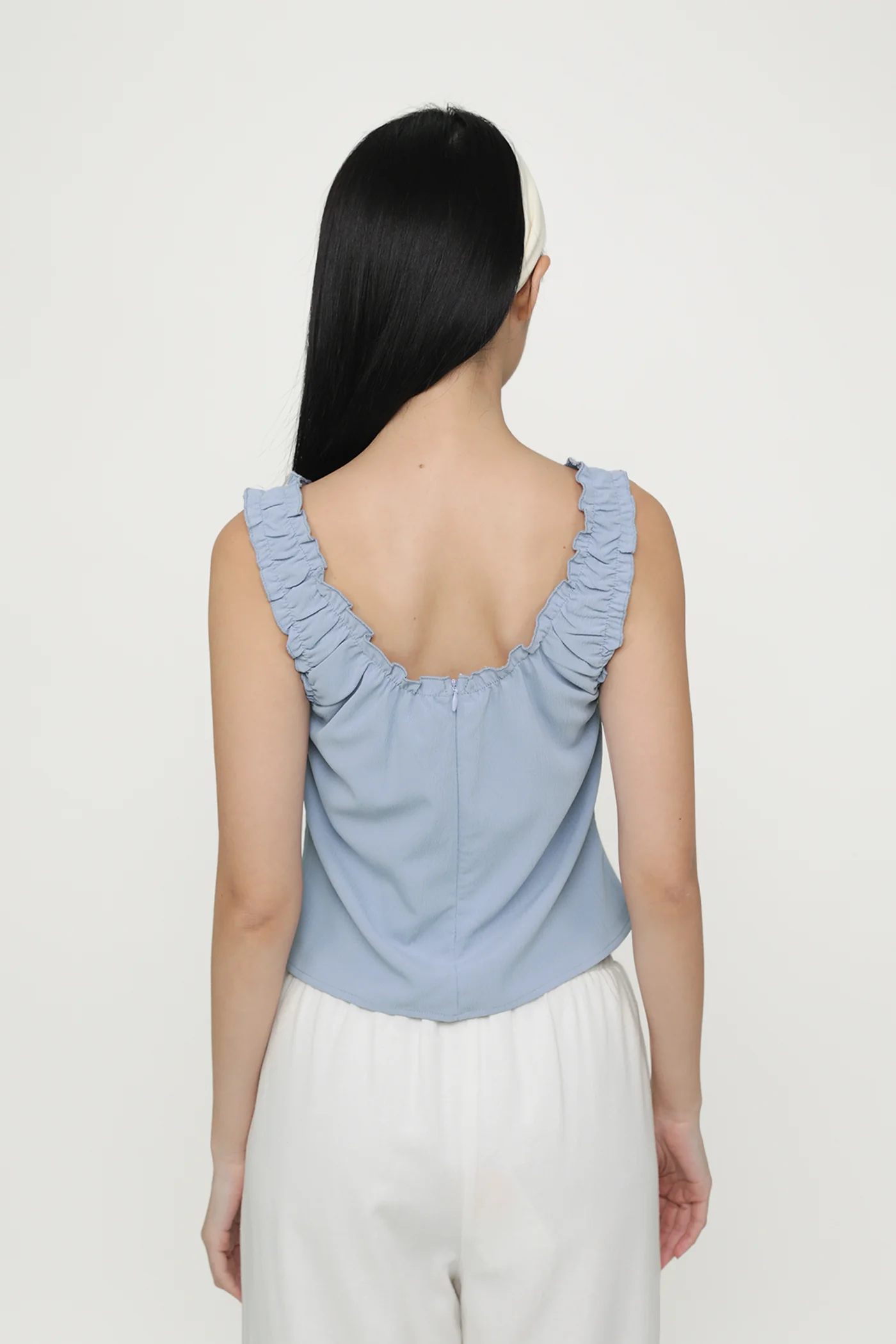 Vernetta Ruched Strap Top - Image 29
