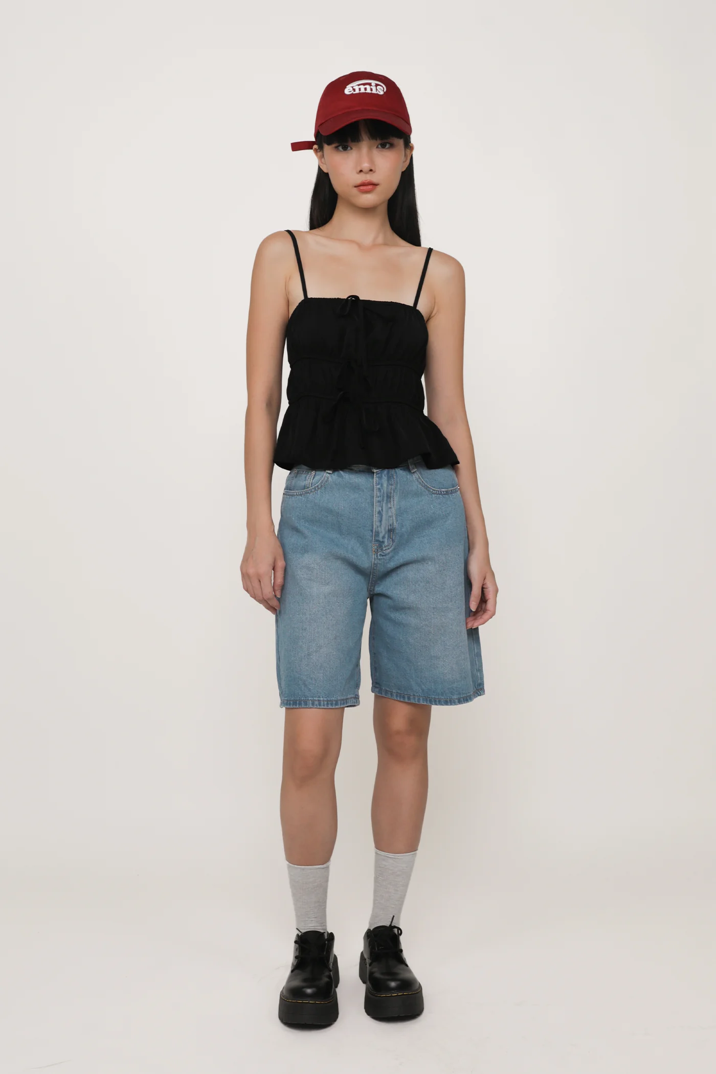 Violetta Ribbon Shirred Top - Image 16