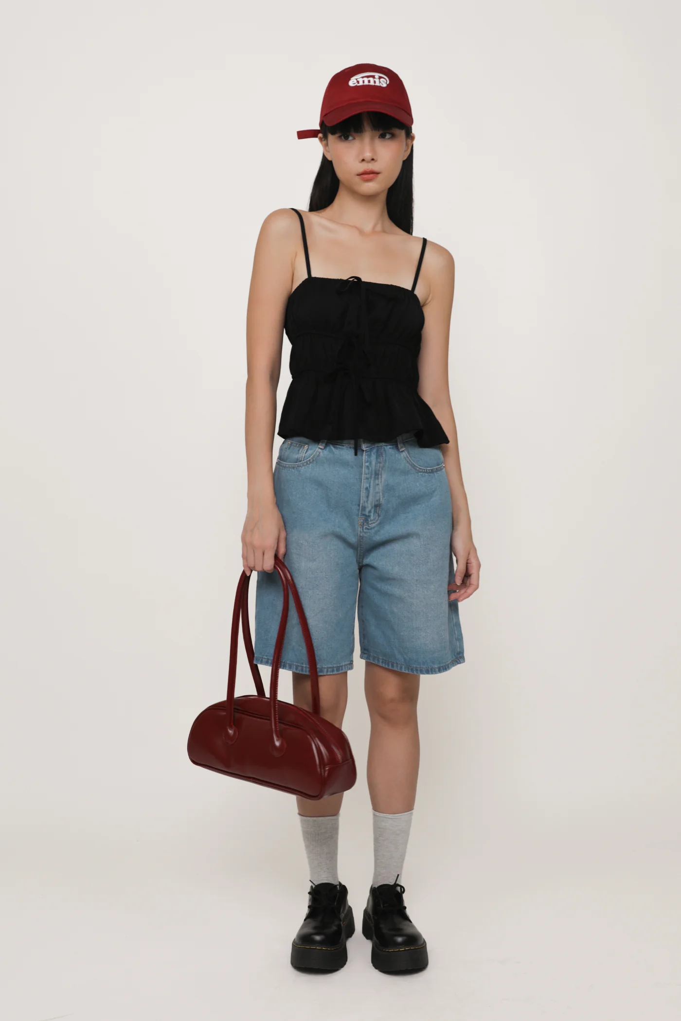 Violetta Ribbon Shirred Top - Image 20