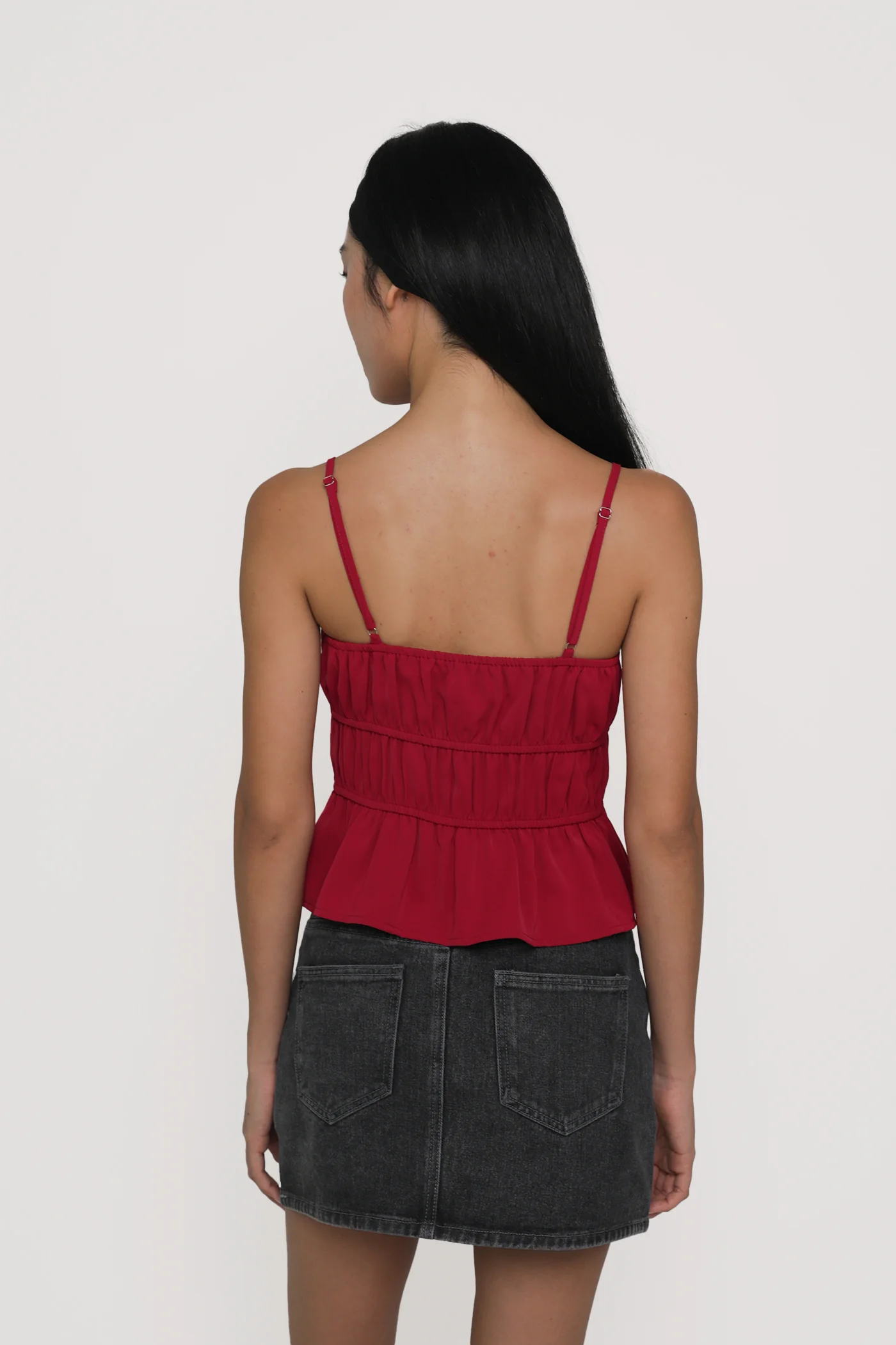 Violetta Ribbon Shirred Top - Image 28