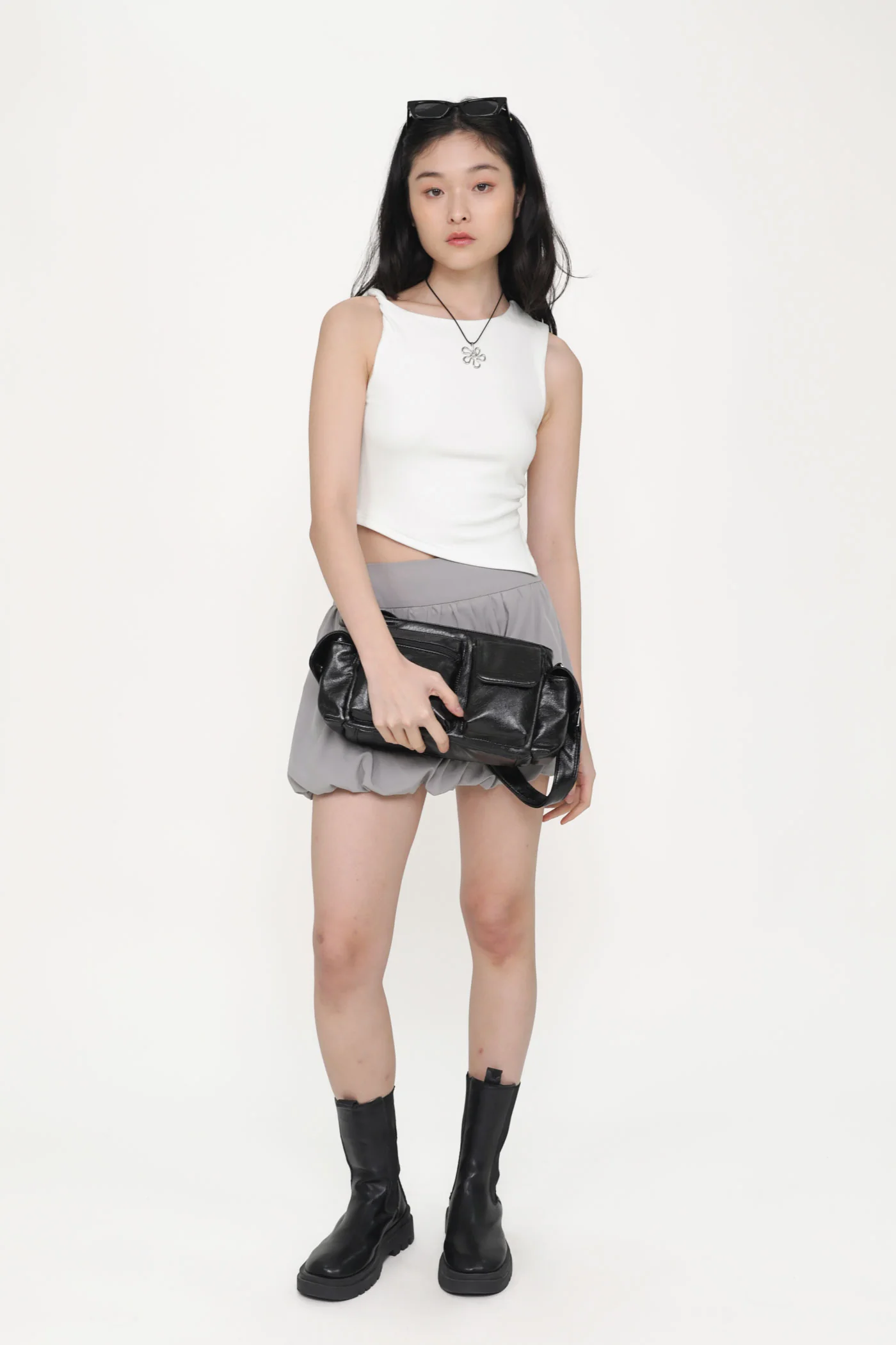 Vivian Asymmetrical Ruched Top - Image 13