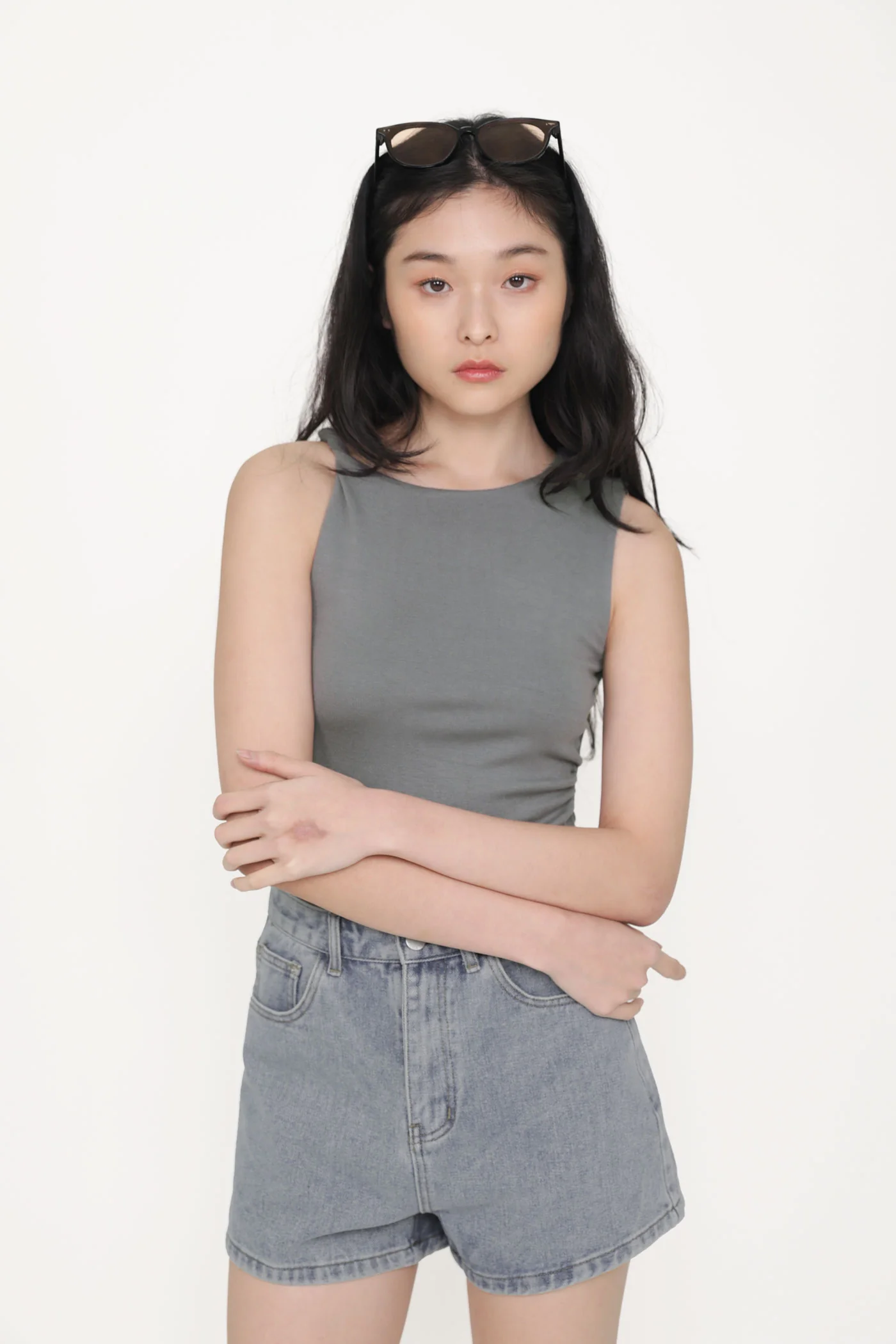 Vivian Asymmetrical Ruched Top - Image 19