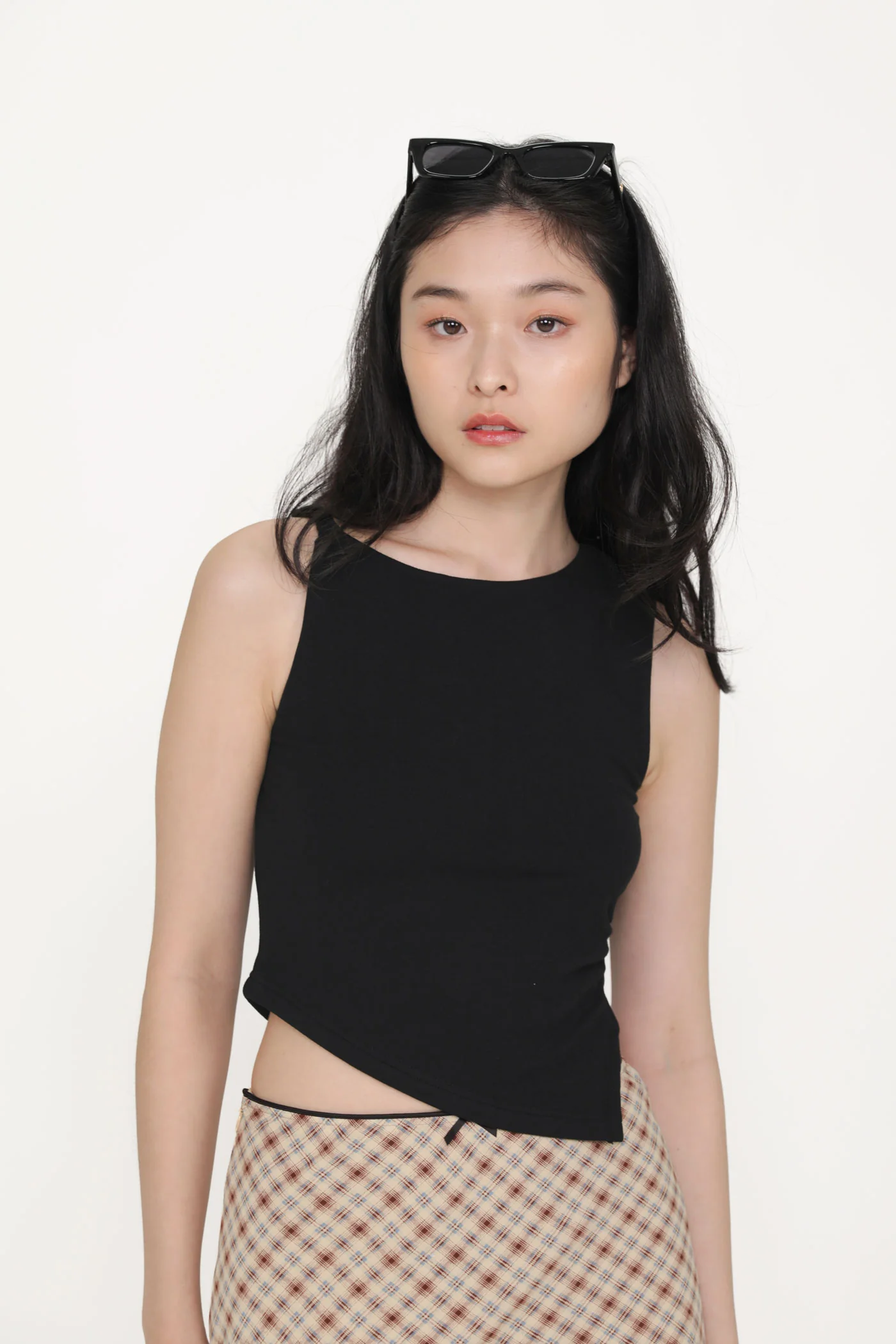 Vivian Asymmetrical Ruched Top - Image 2
