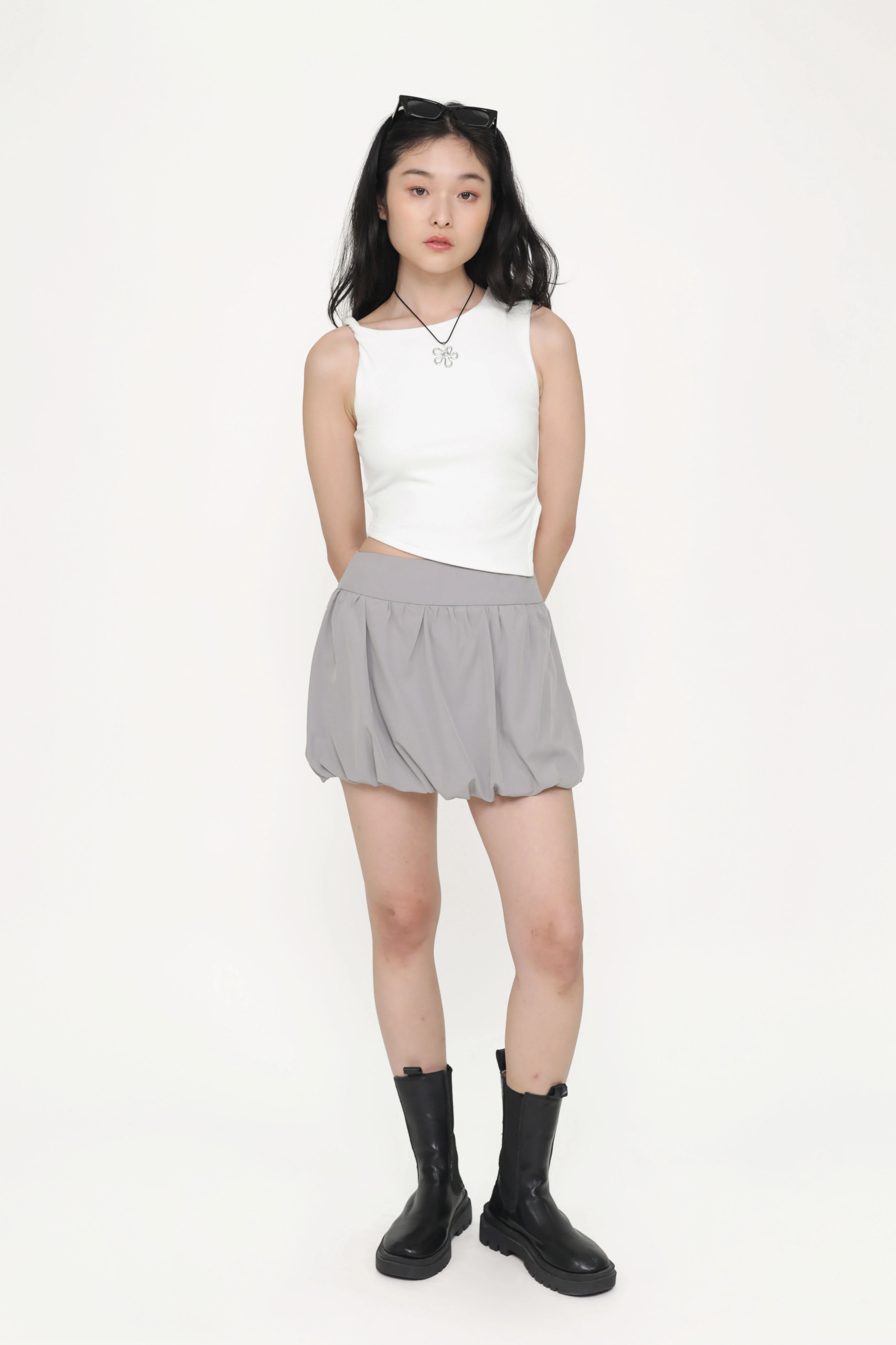 Vivian Asymmetrical Ruched Top - Image 9
