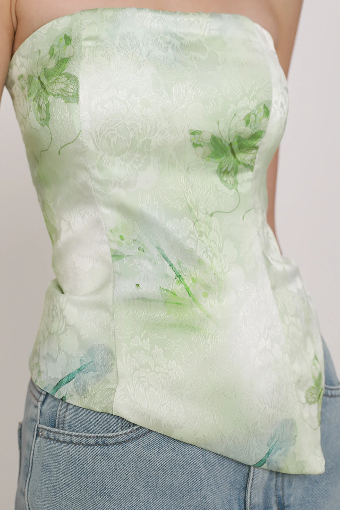 Willow Asymmetrical Tube Padded Top - Image 11