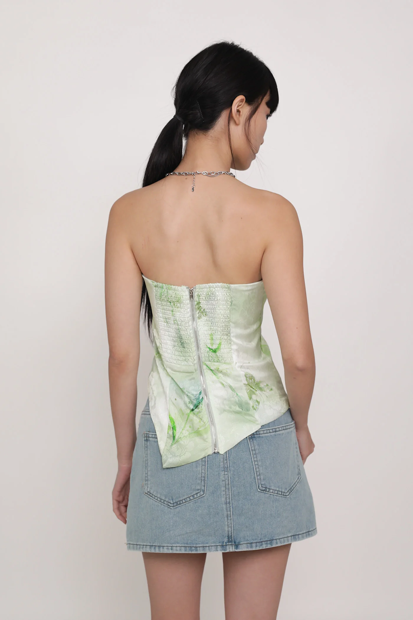 Willow Asymmetrical Tube Padded Top - Image 14