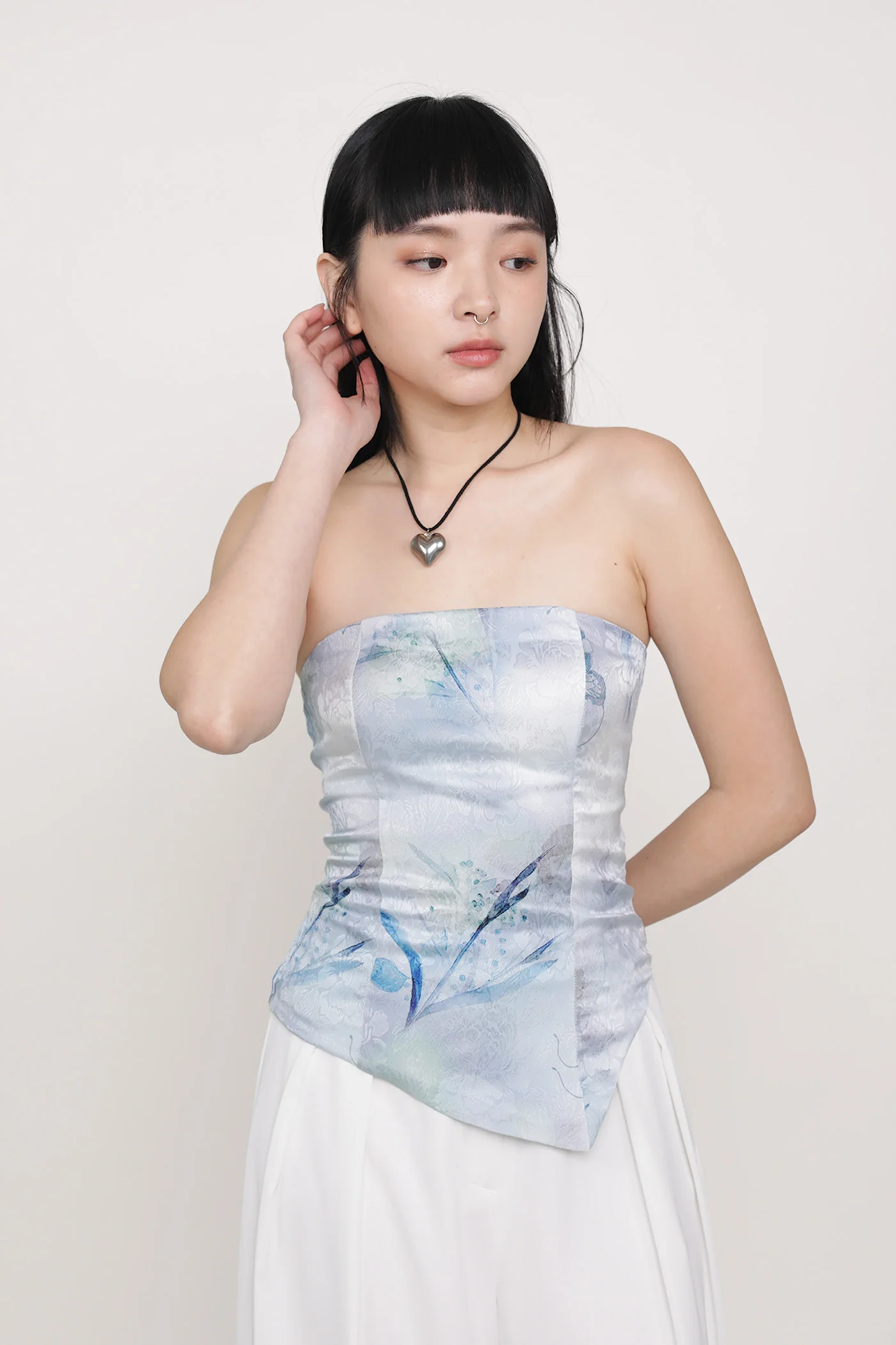 Willow Asymmetrical Tube Padded Top - Image 3