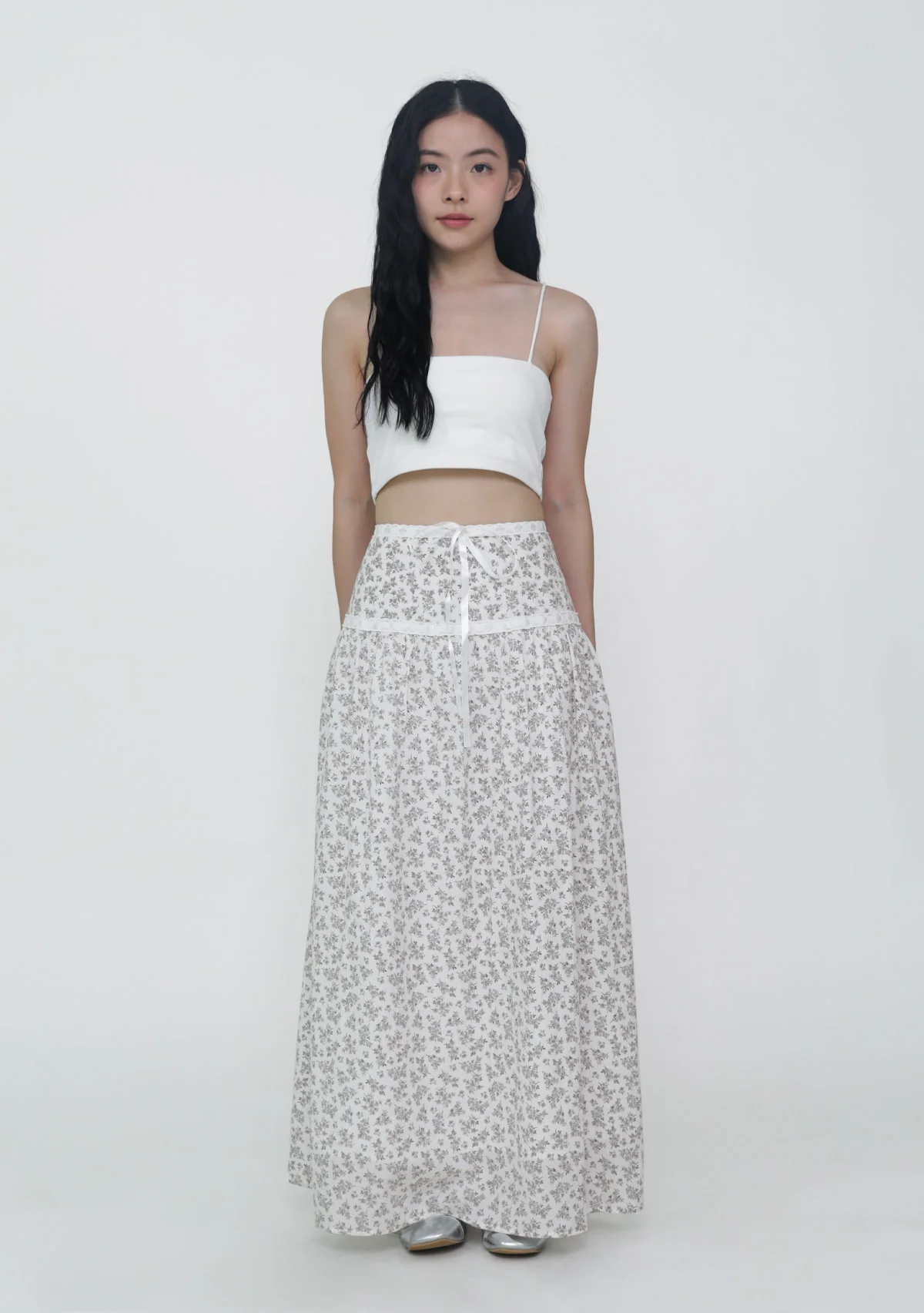 Winifred Ribbon Embroidery Maxi Skirt - Image 21