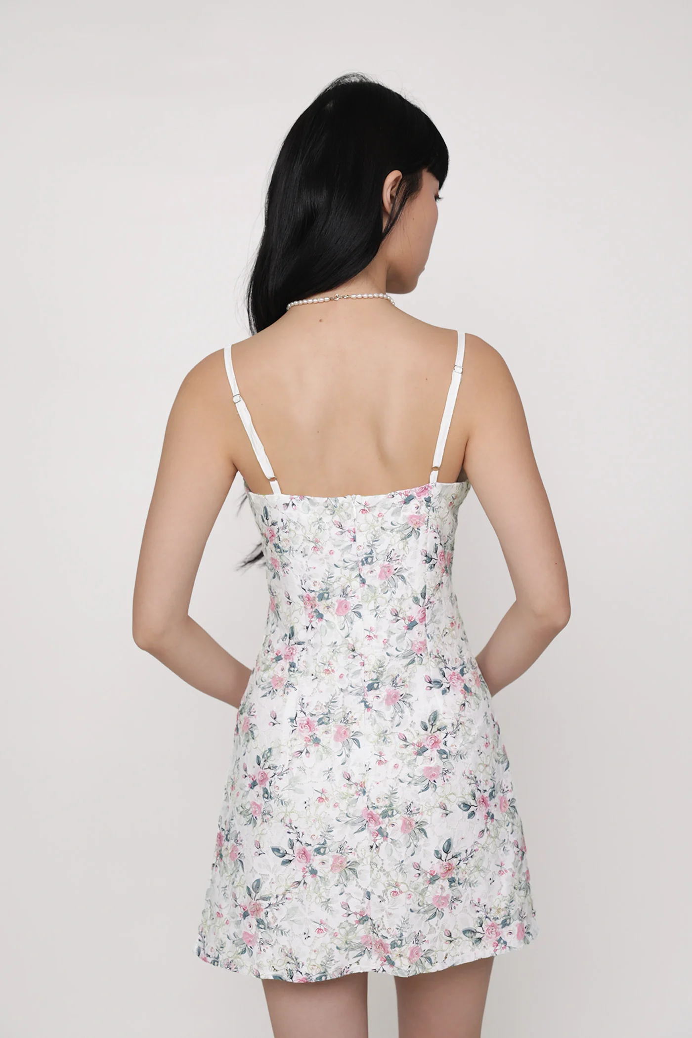 Winona Lace Floral Mini Dress - Image 15