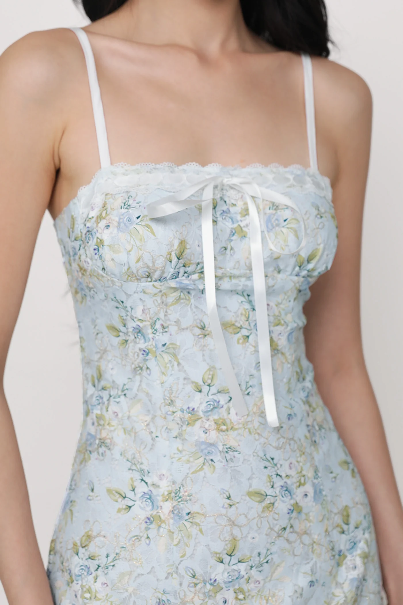 Winona Lace Floral Mini Dress - Image 5
